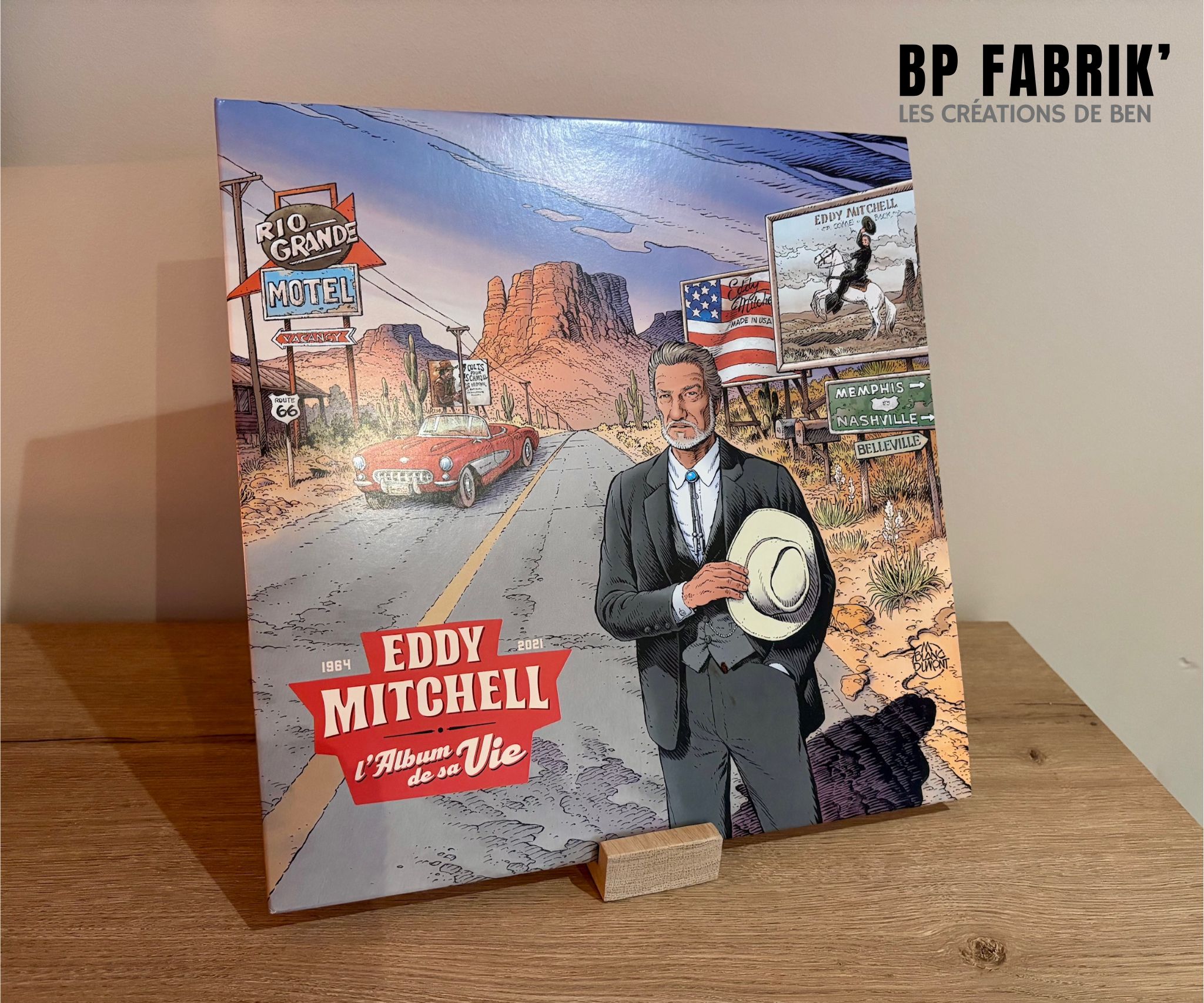 Le support de vinyle : " A l'écoute "