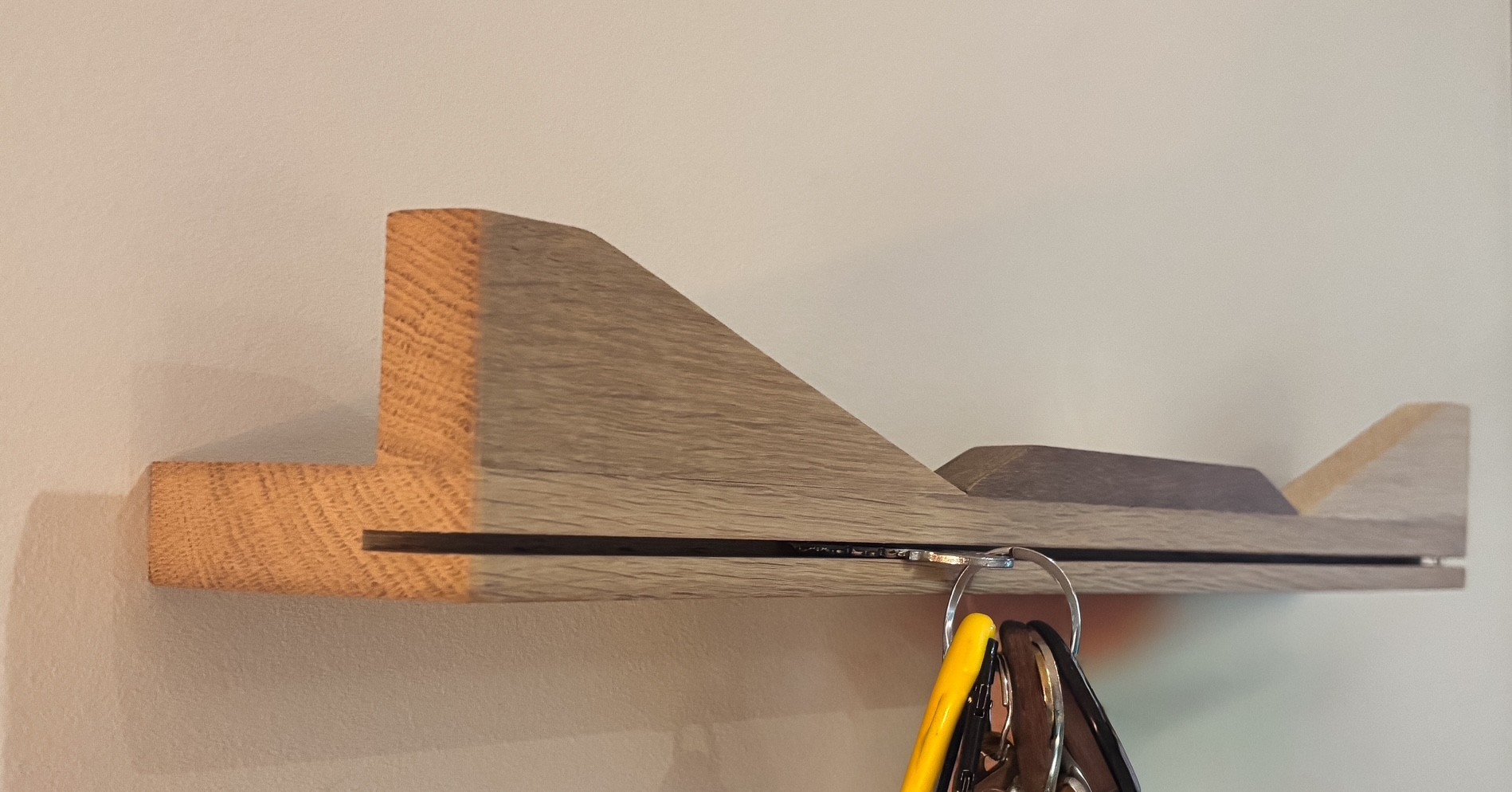 Le Support mural à clés : "  Montagnes Russes"