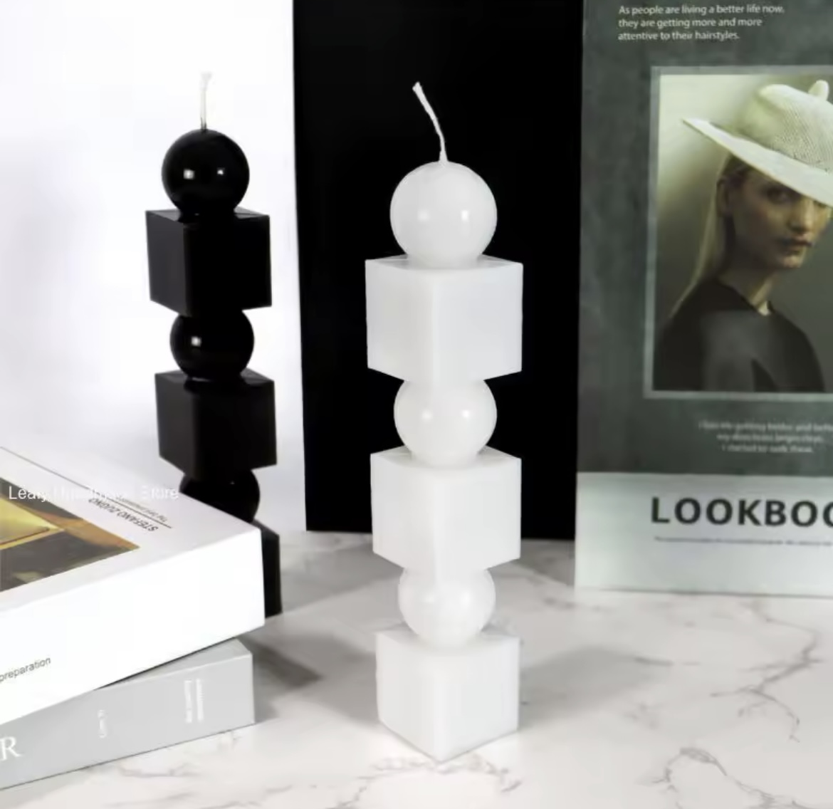 Velas Decorativas Geométricas