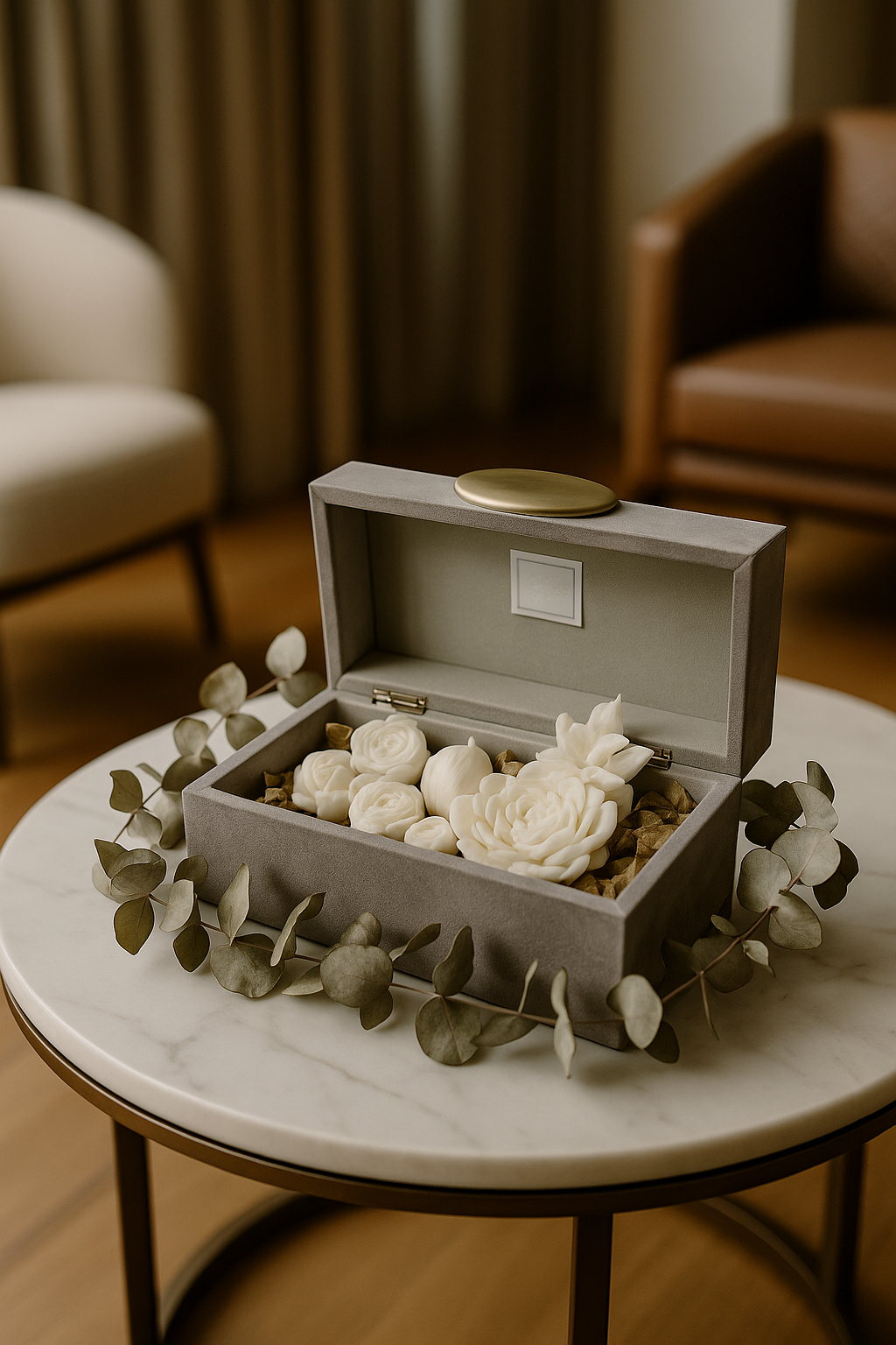 Caixa Decorativa com Flores