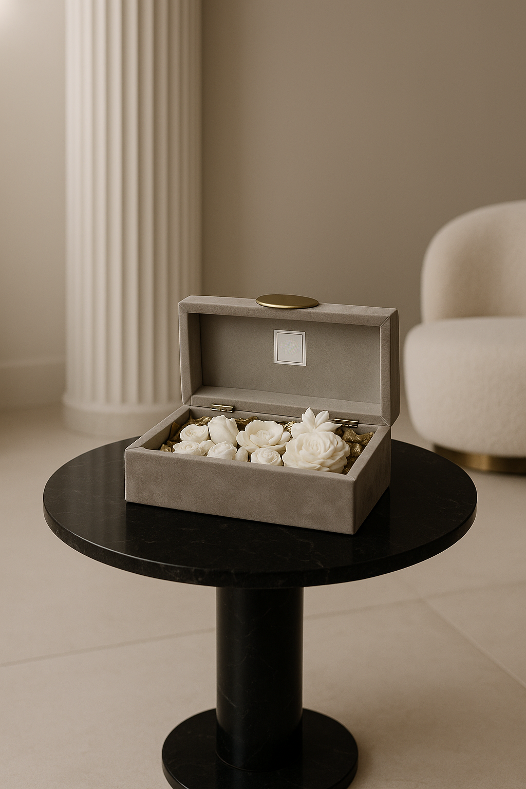 Caixa Decorativa com Flores