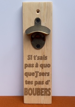 Décapsuleur mural "Edition Boubers"