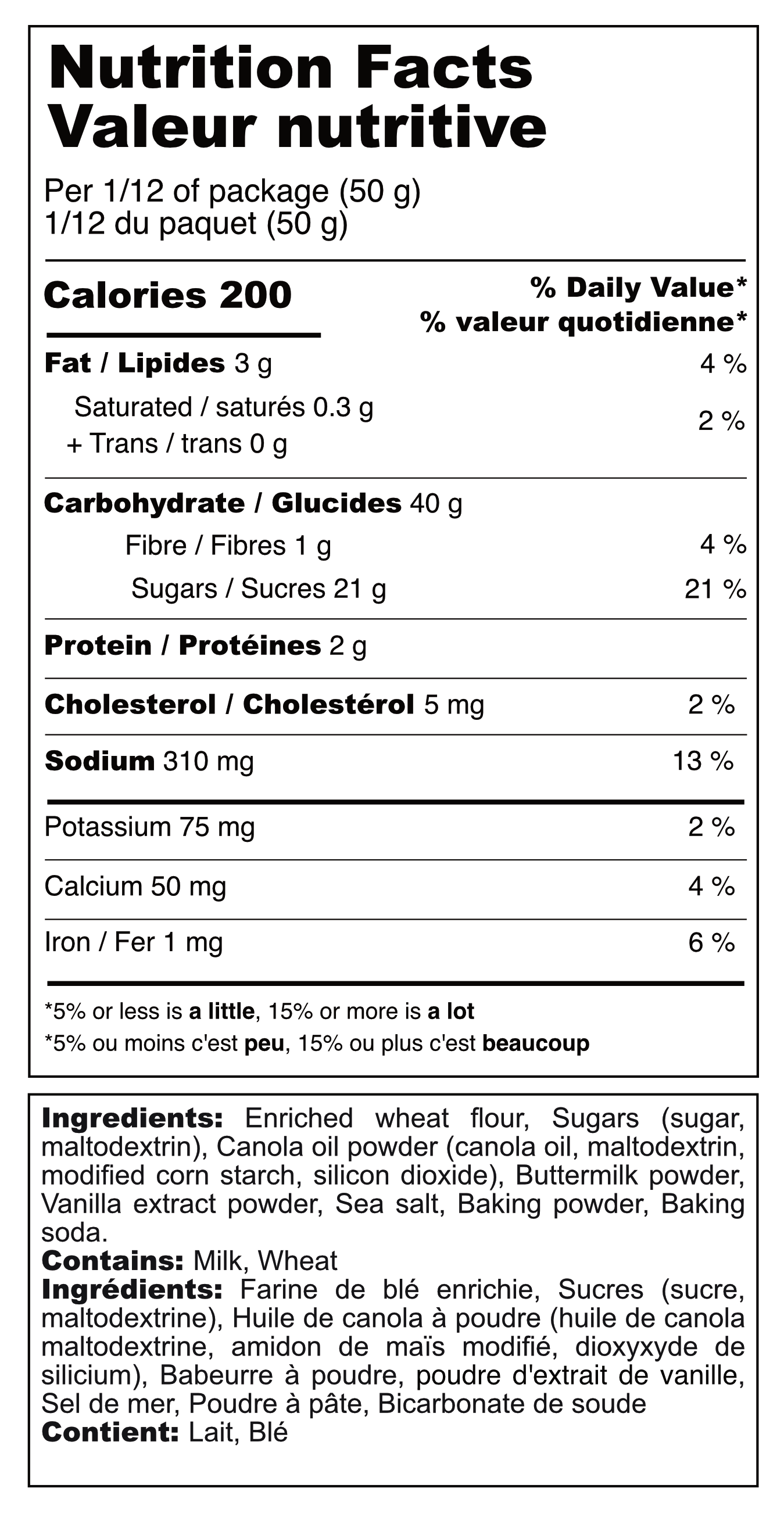 Vanilla Cake Mix