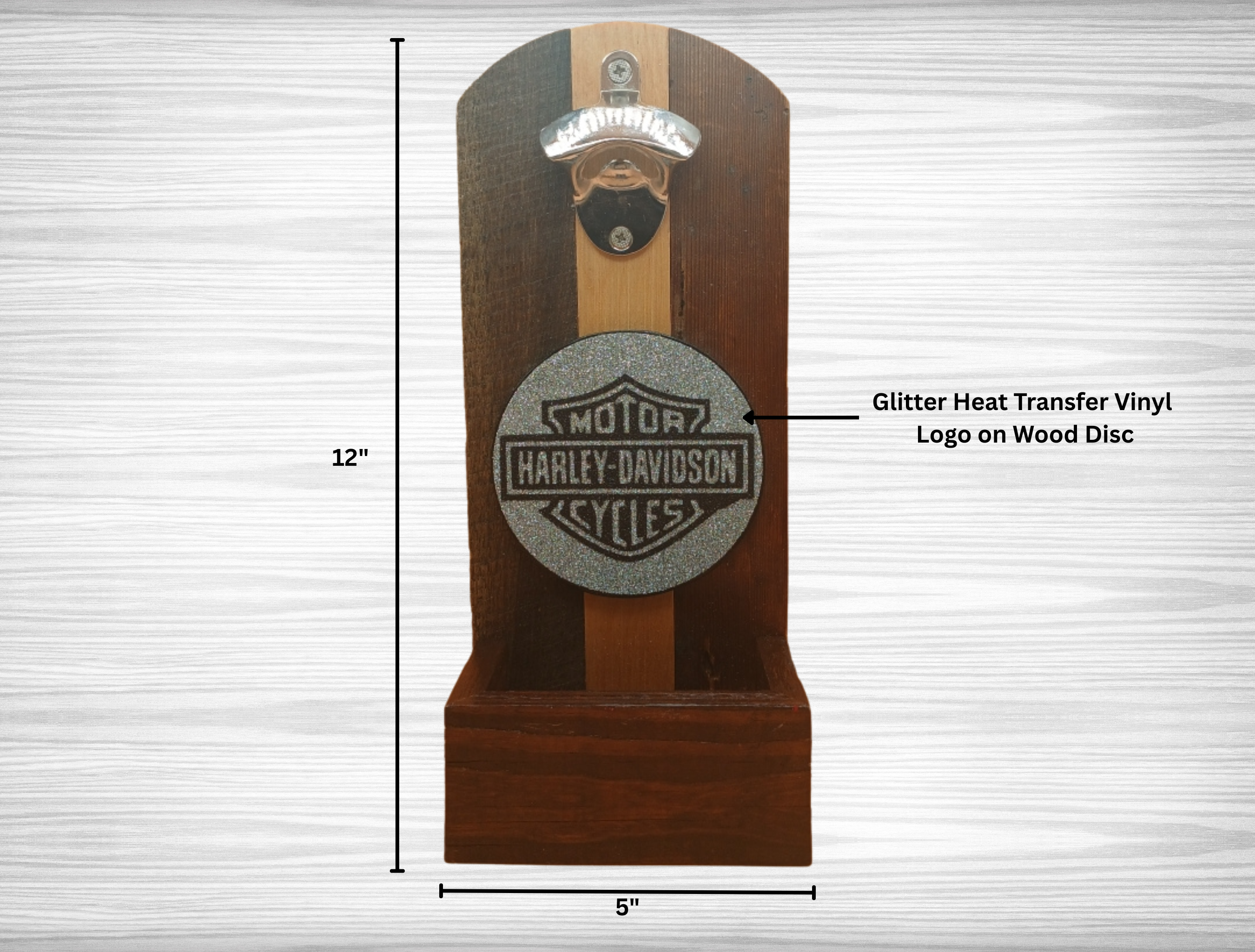 Harley-Davidson Wall-Mounted Bottle Opener