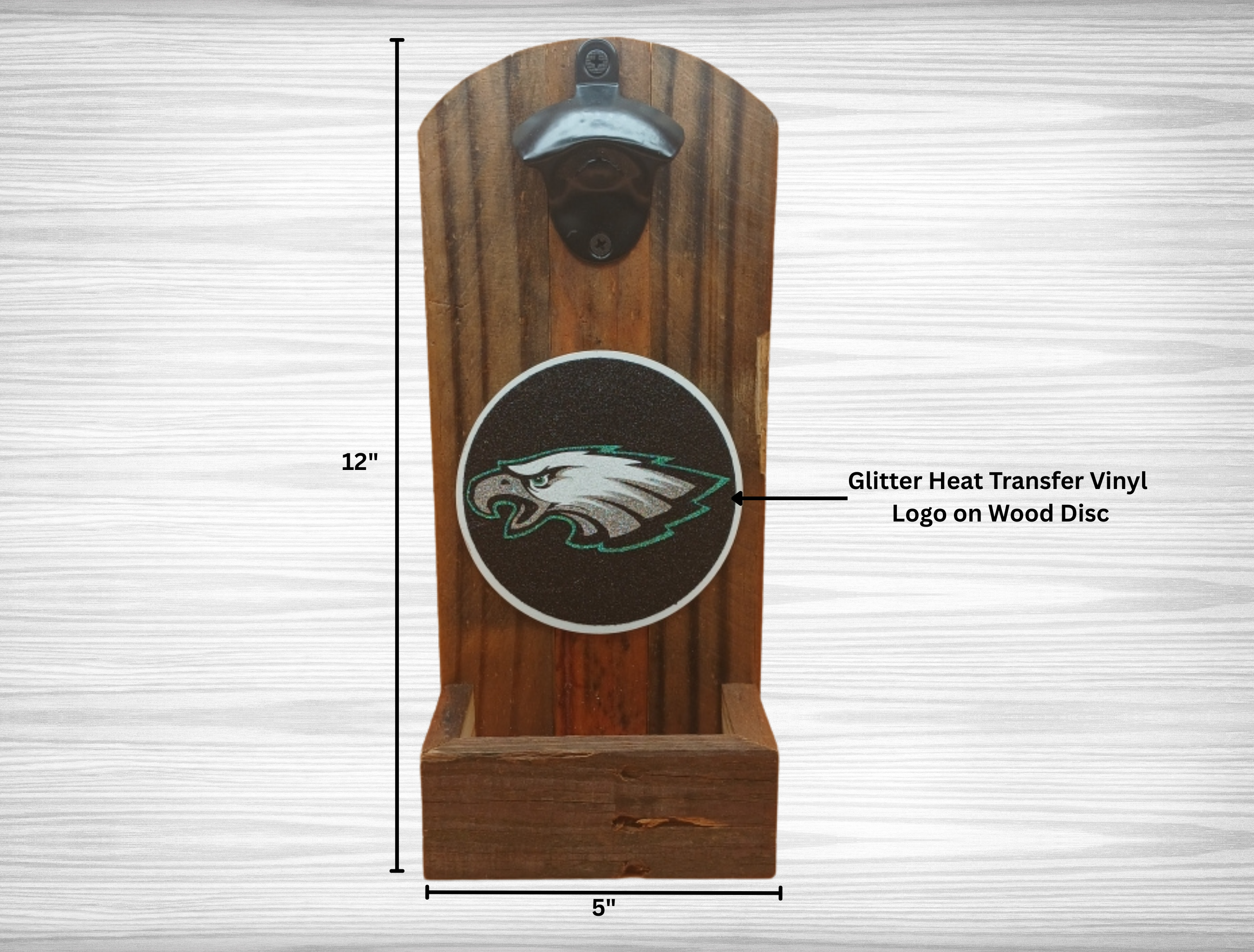 Philadelphia Eagles Wall-Mounted Bottle Opener