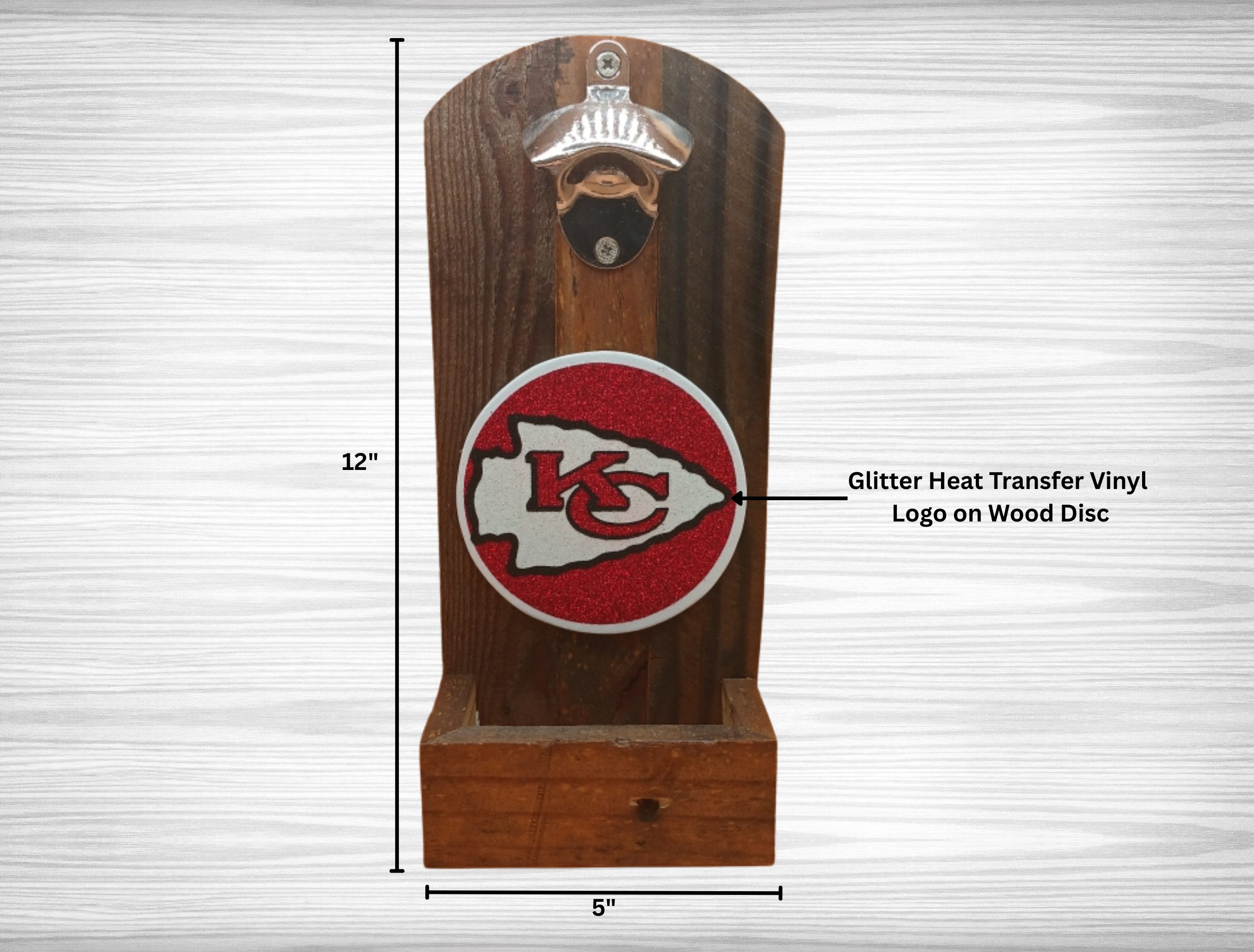 NFL Team Wall-Mounted Bottle Openers 