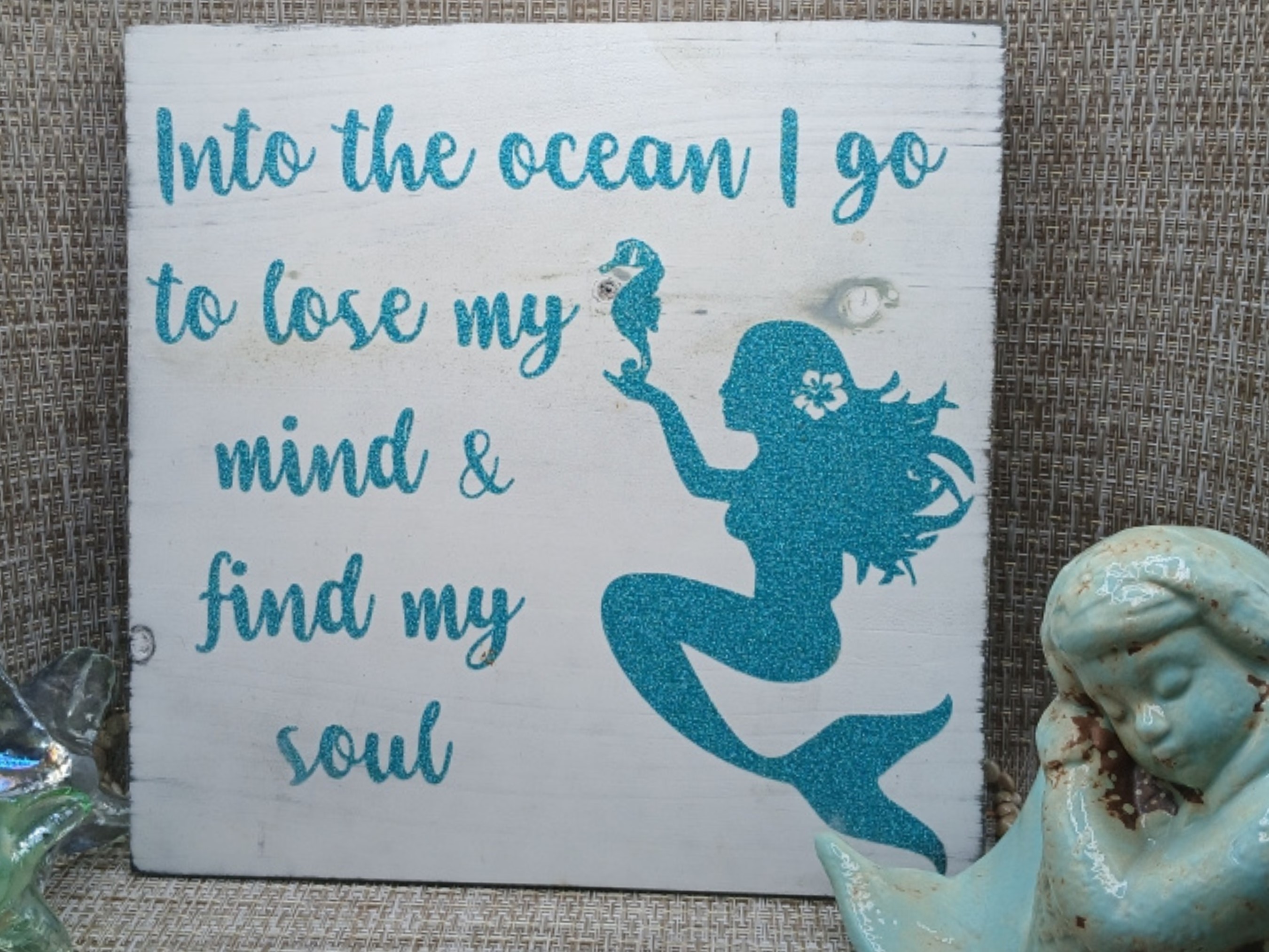 Into The Ocean I Go Sign