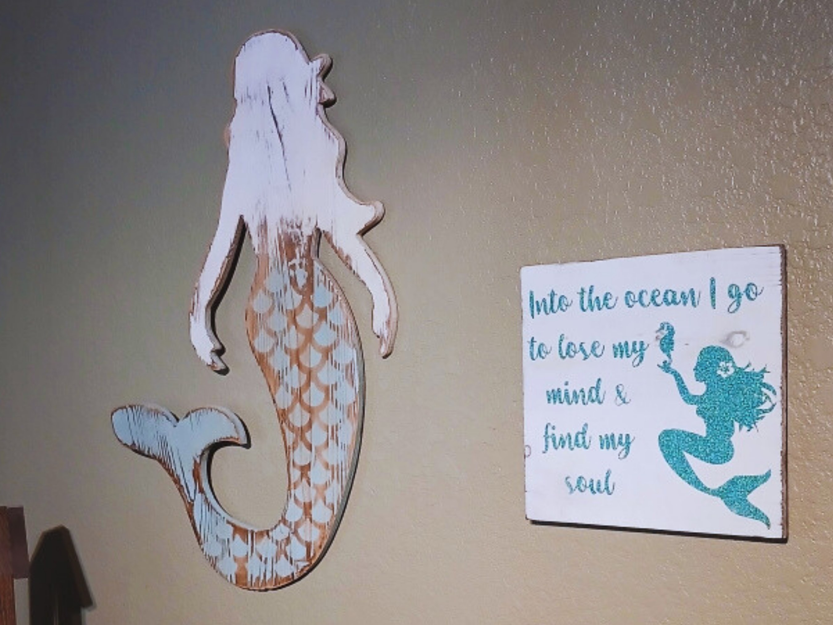 Into The Ocean I Go Sign