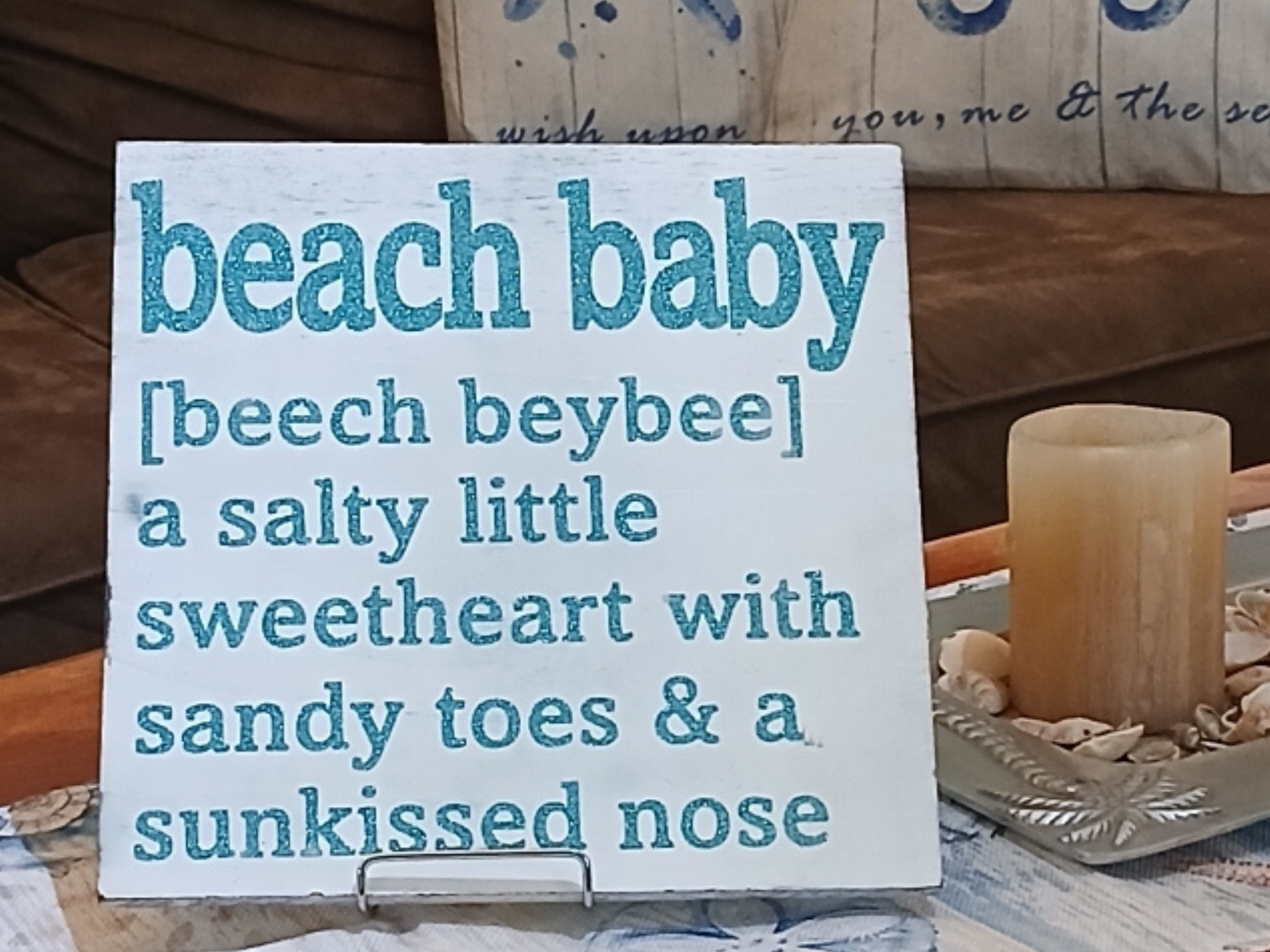 Beach Baby Sign 