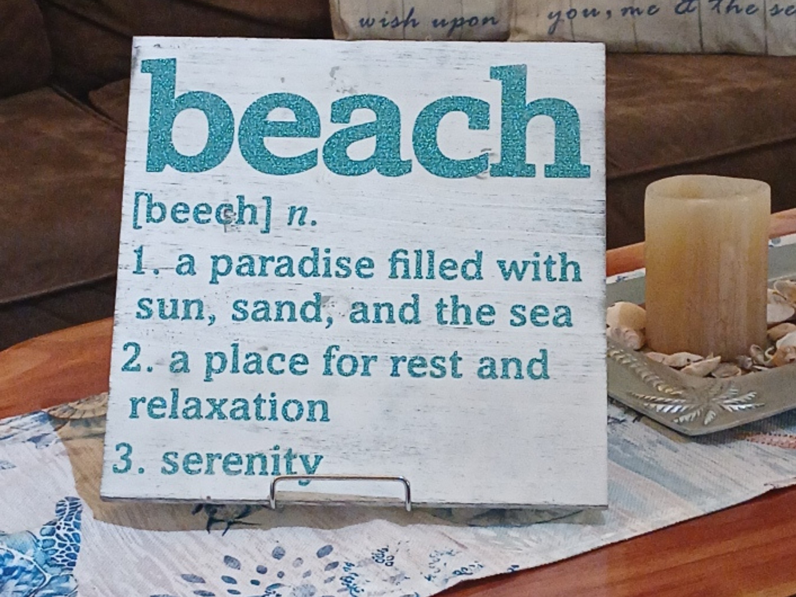 Beach Definition Sign