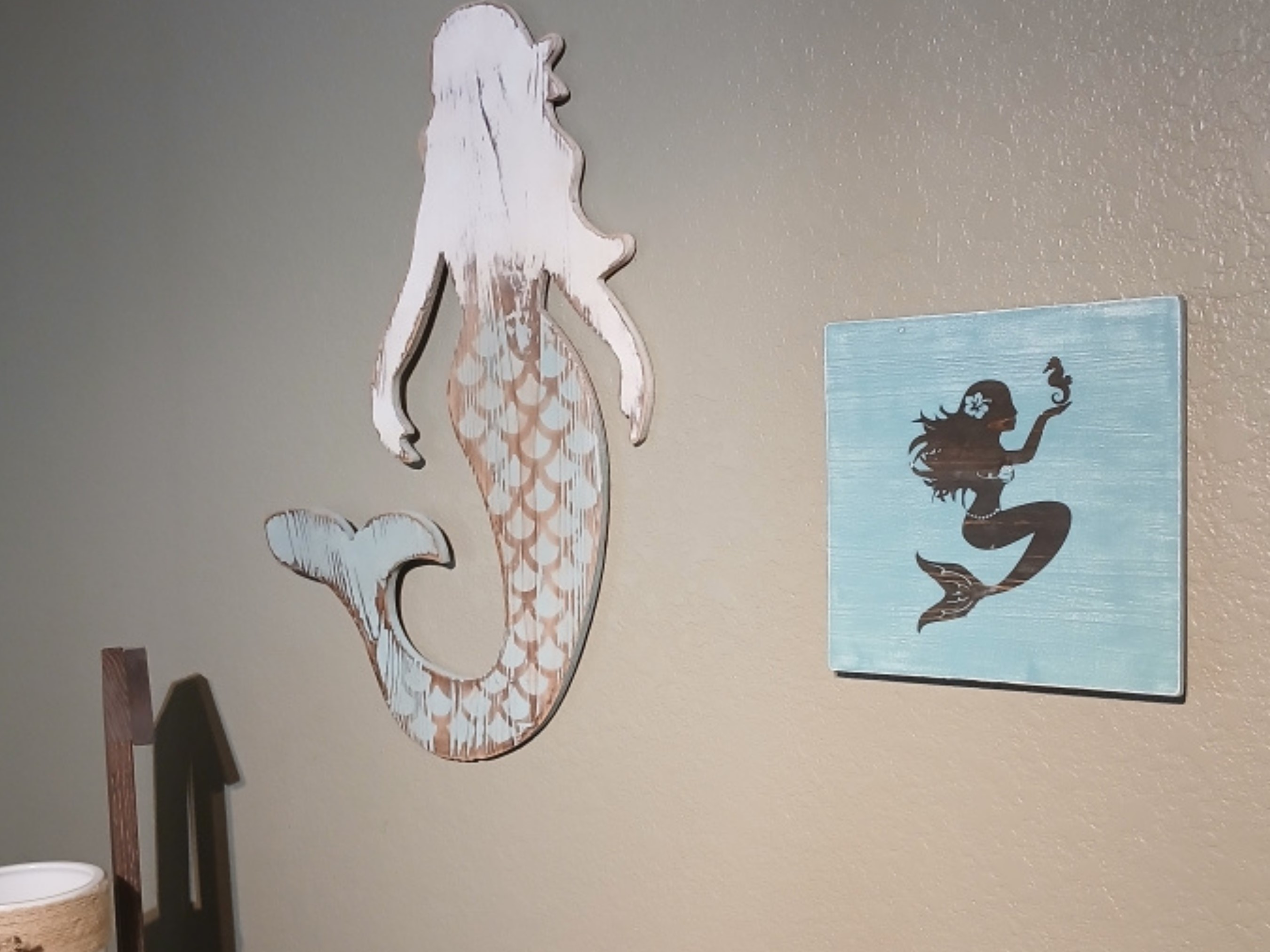 Mermaid & Seahorse Sign