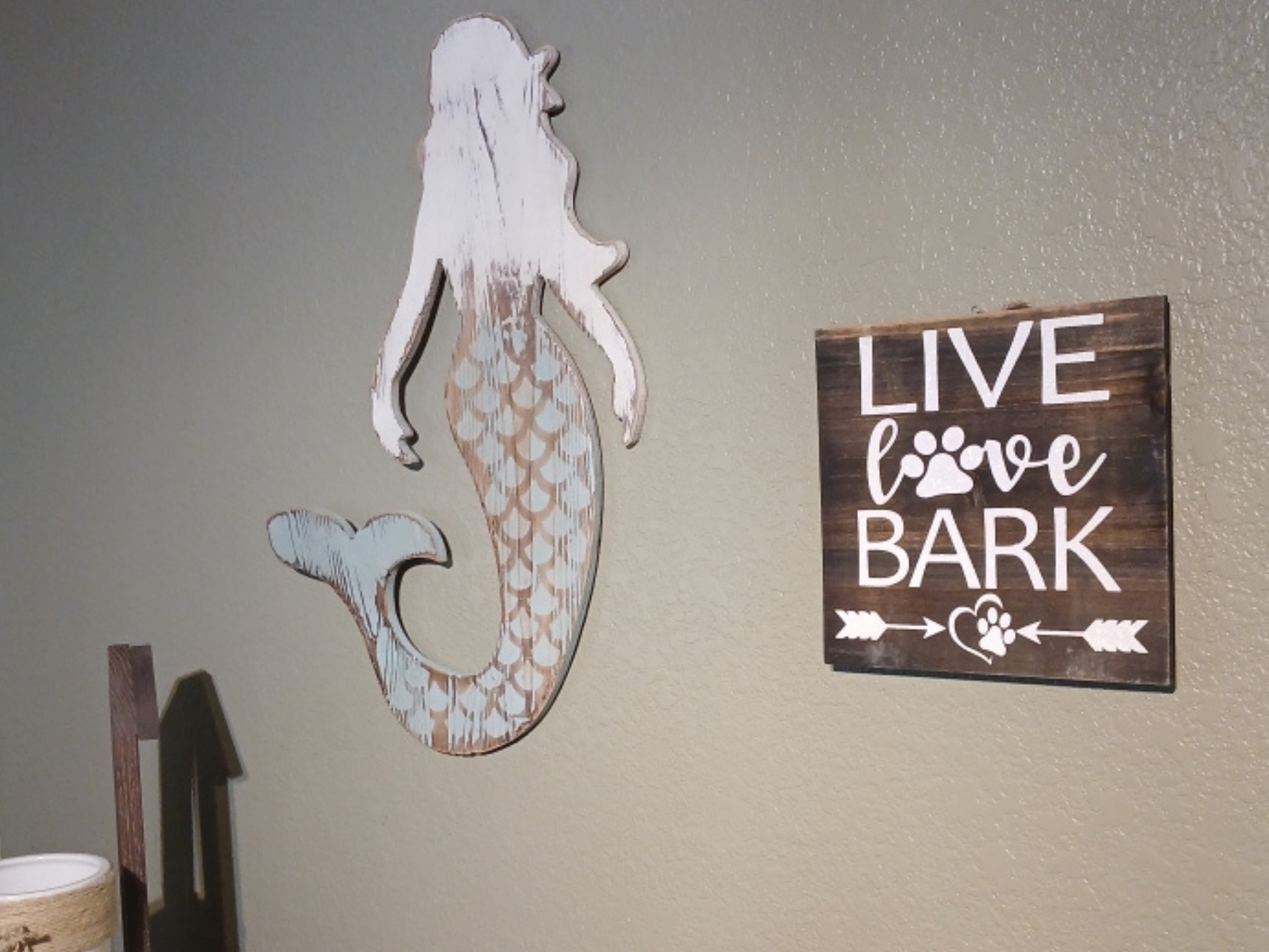 Live Love Bark Sign