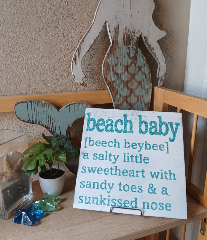 Beach Baby Sign 