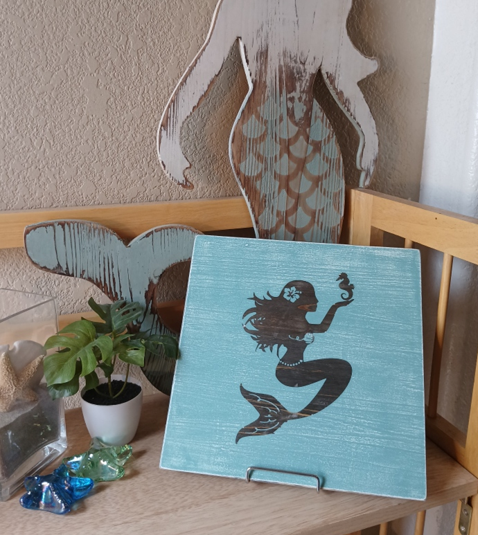 Mermaid & Seahorse Sign