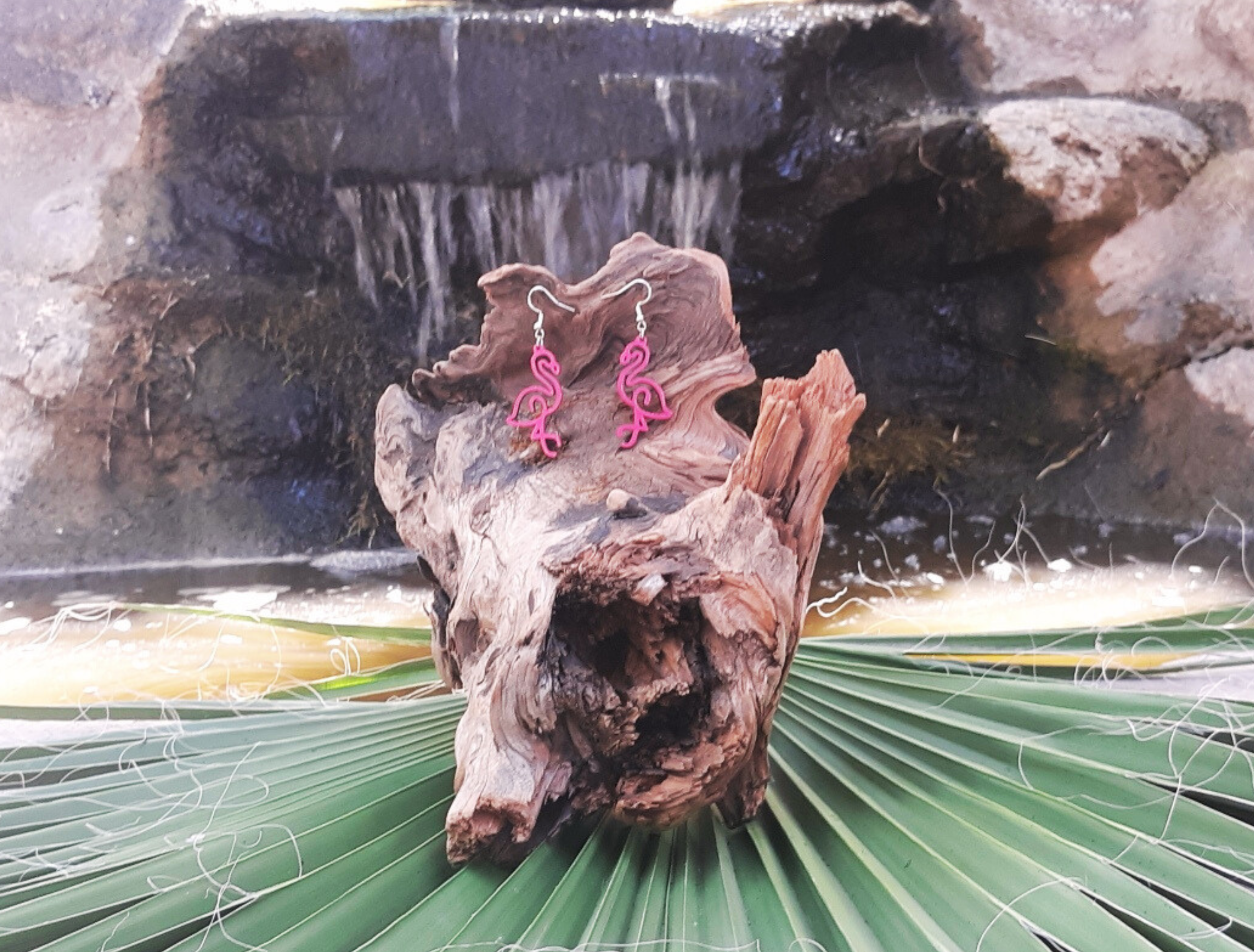 Pink Flamingo Earrings