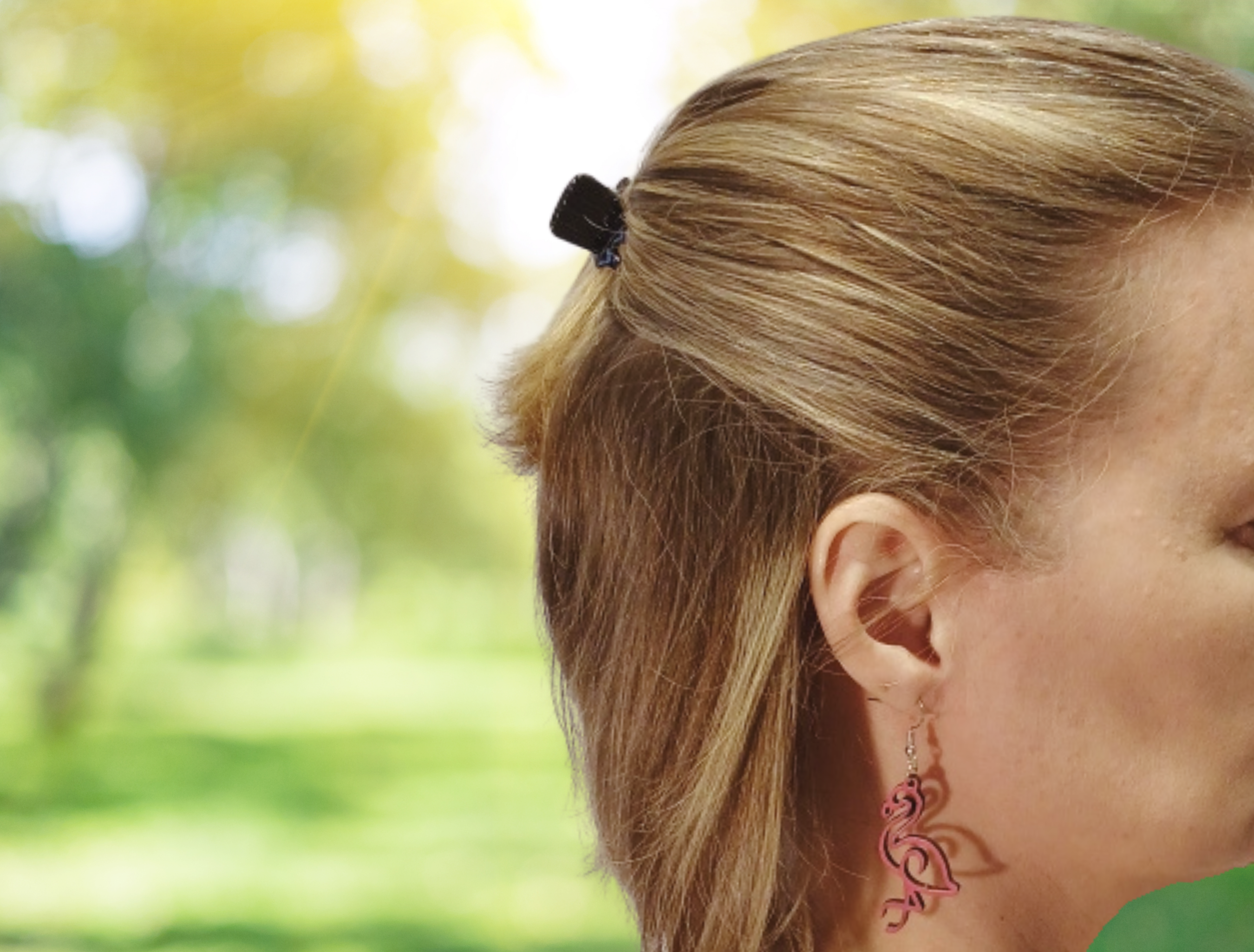 Pink Flamingo Earrings