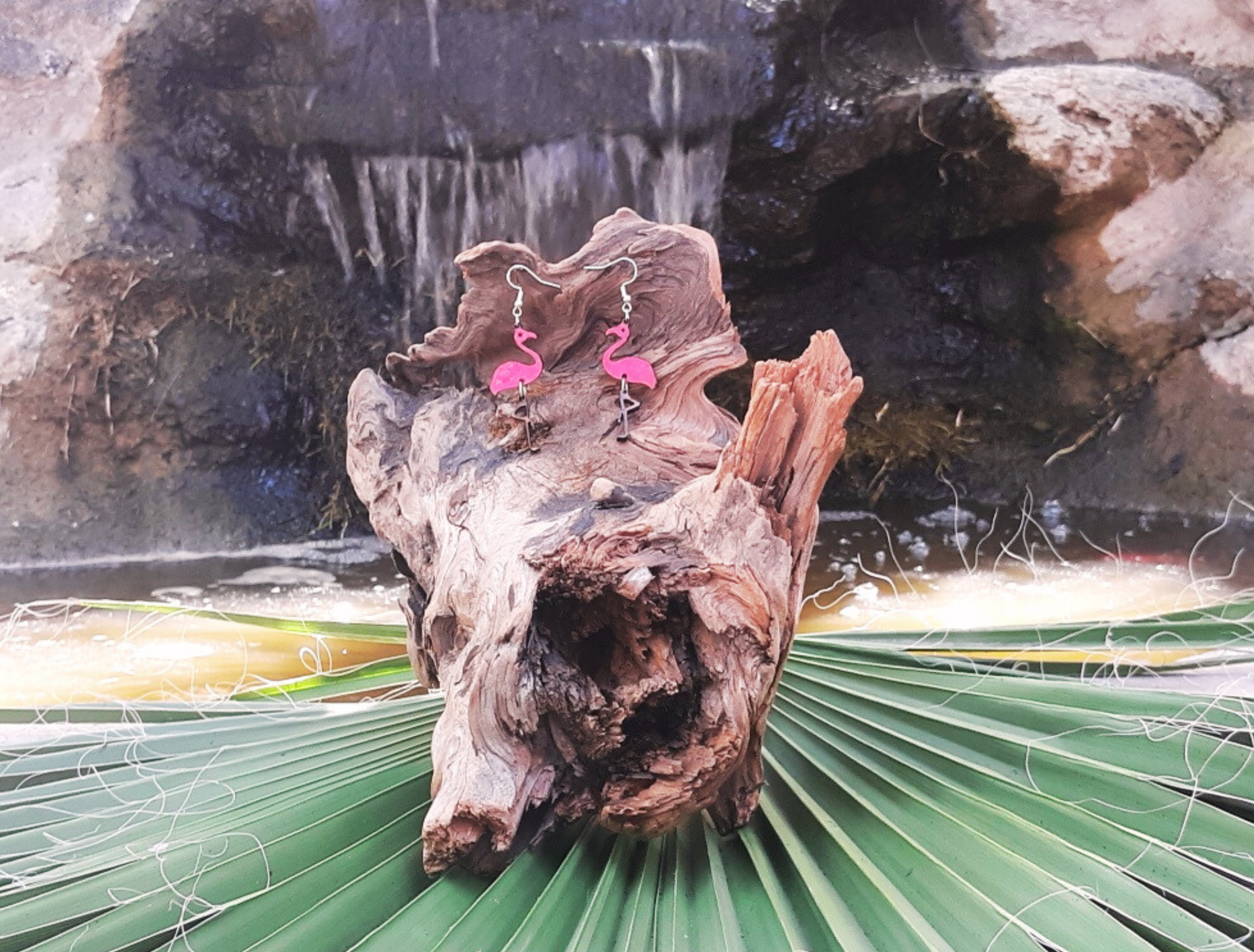 Flamingo Dangle Earrings 