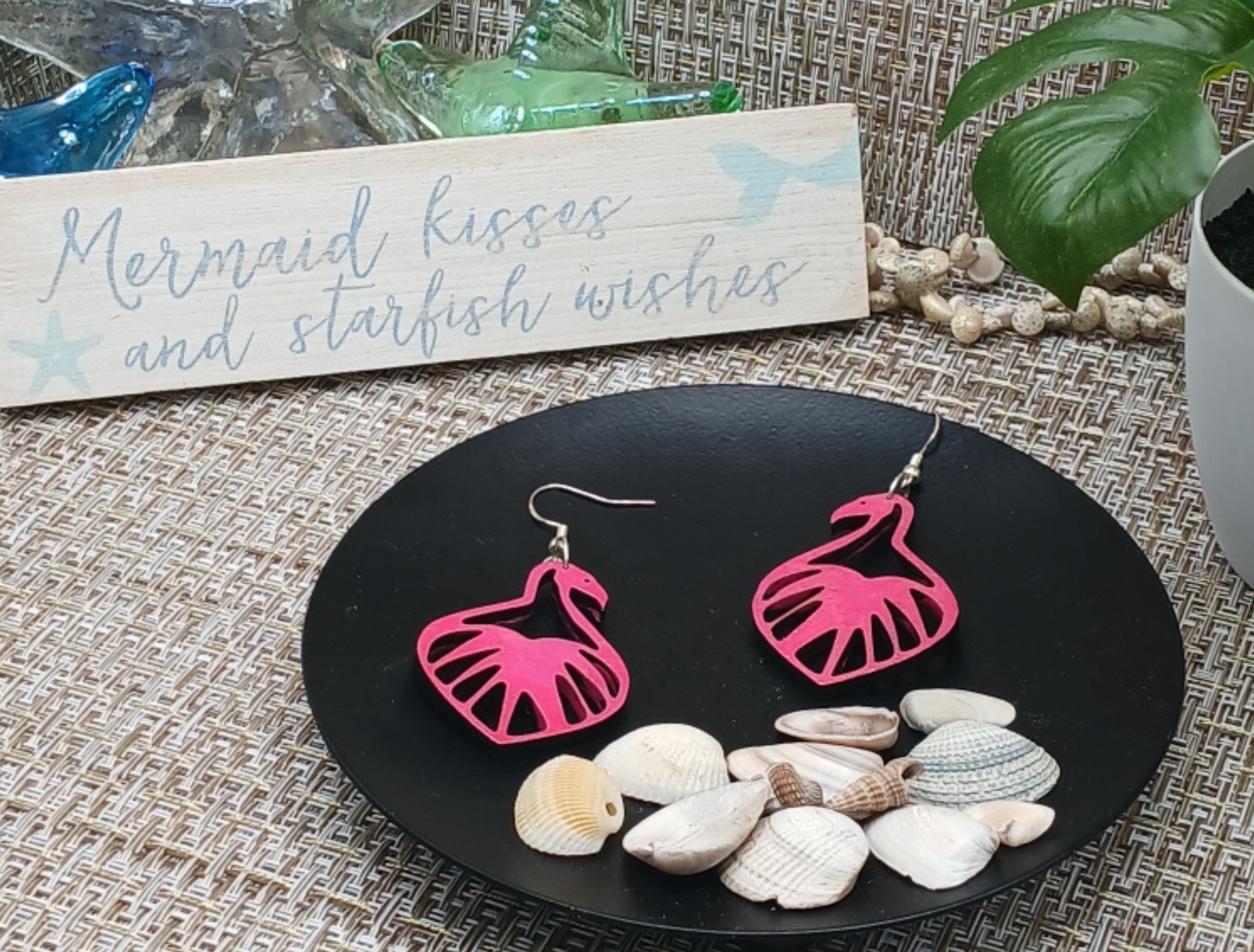 Tropical Flaming Earrings 