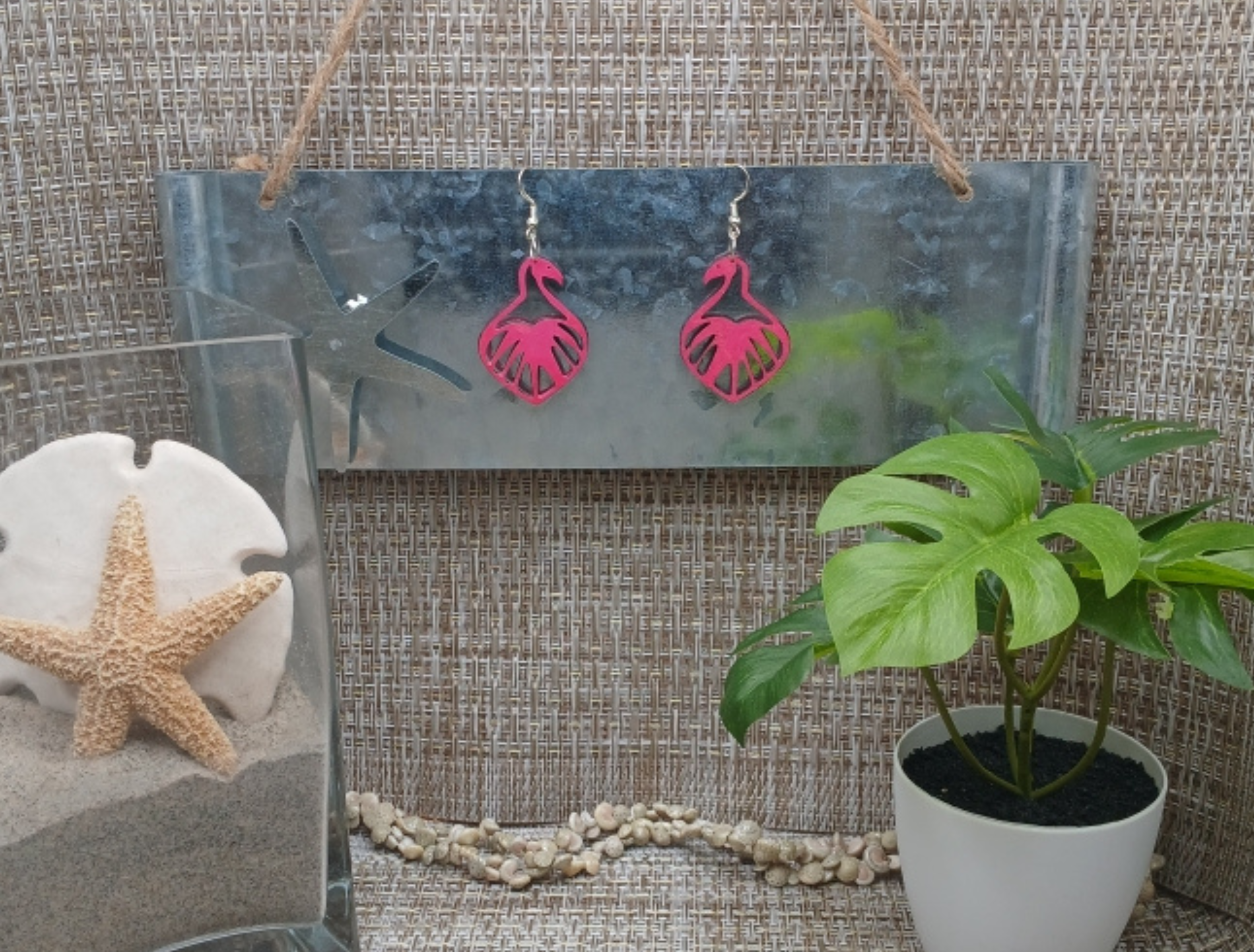 Tropical Flaming Earrings 
