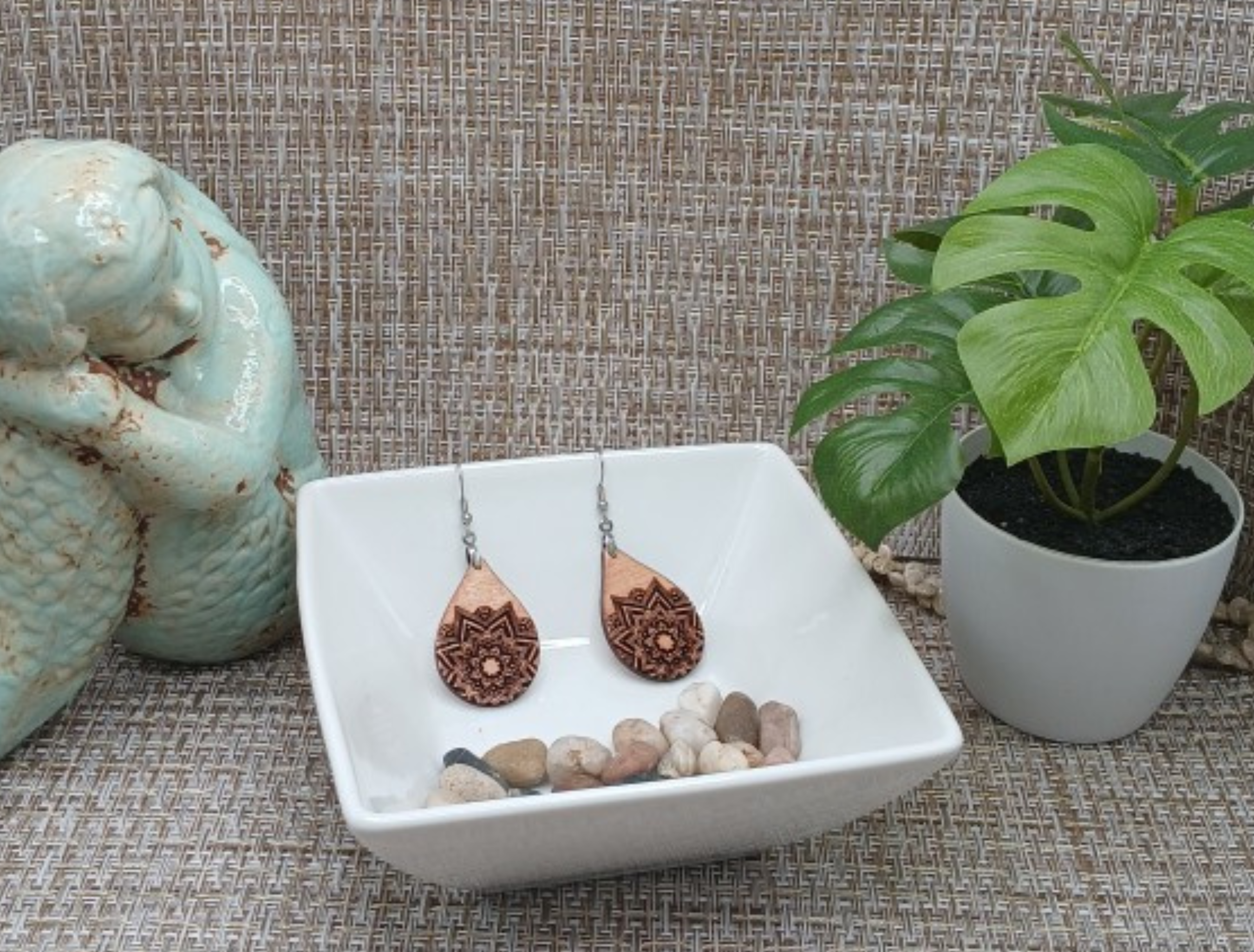 Mandala Dangle Earrings