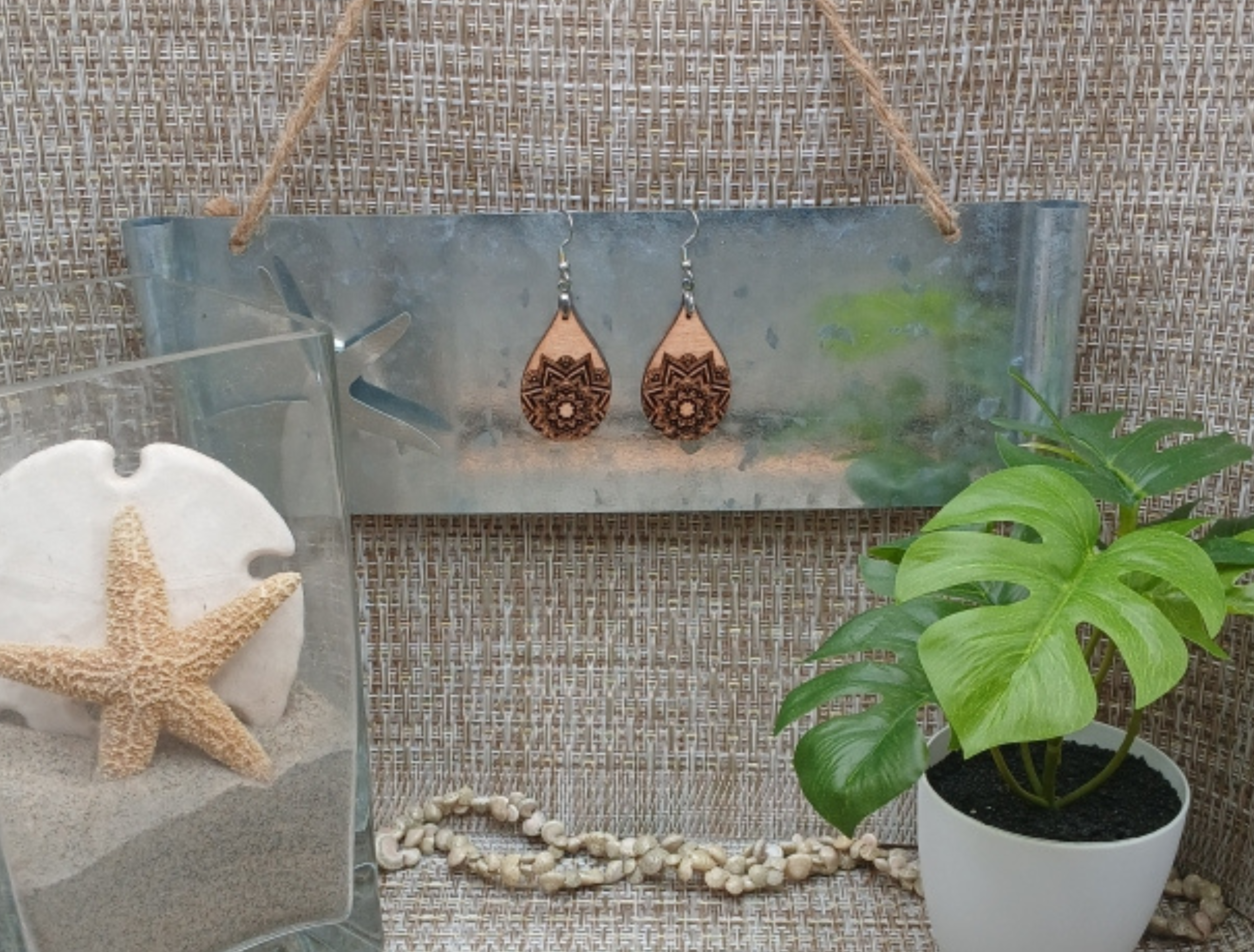 Mandala Dangle Earrings