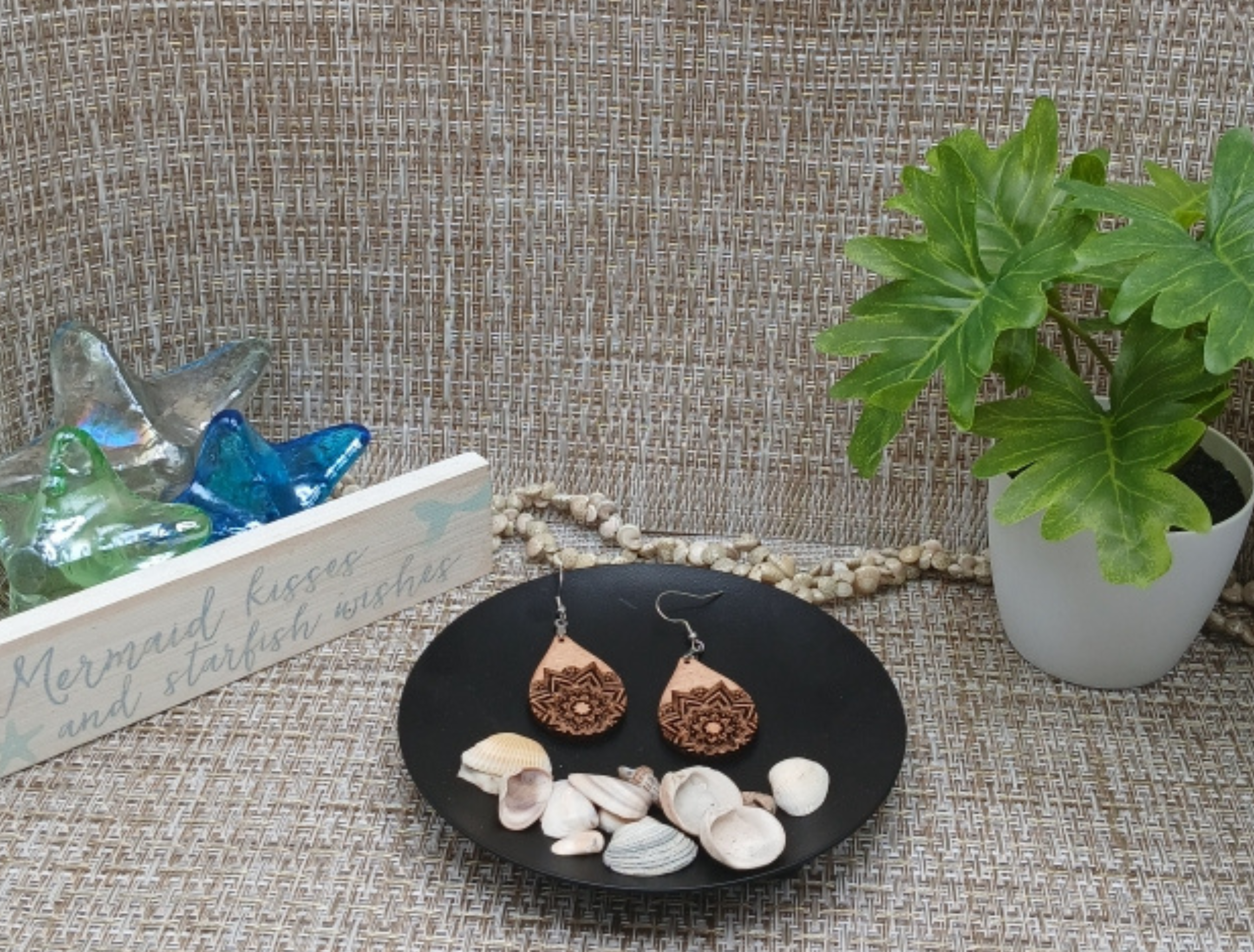 Mandala Dangle Earrings