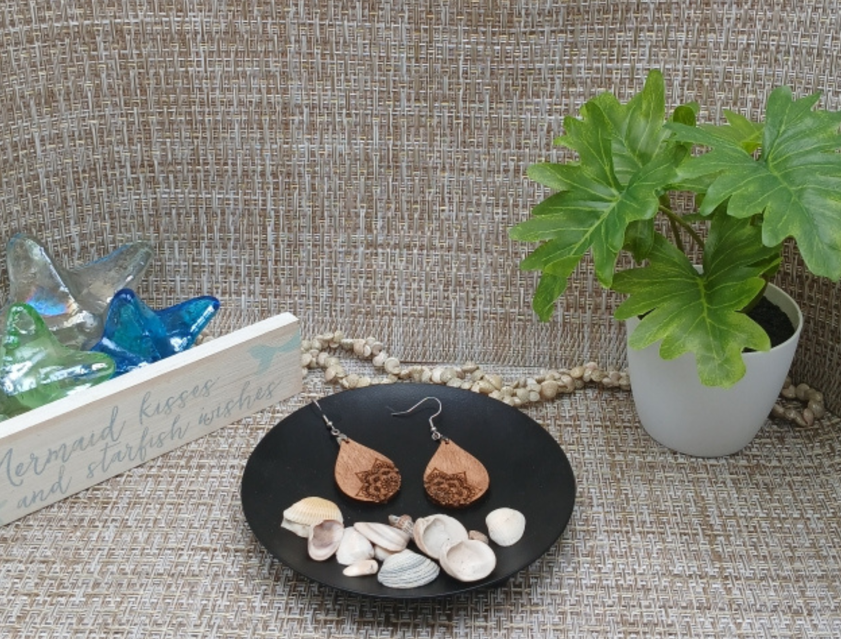Mandala Dangle Earrings