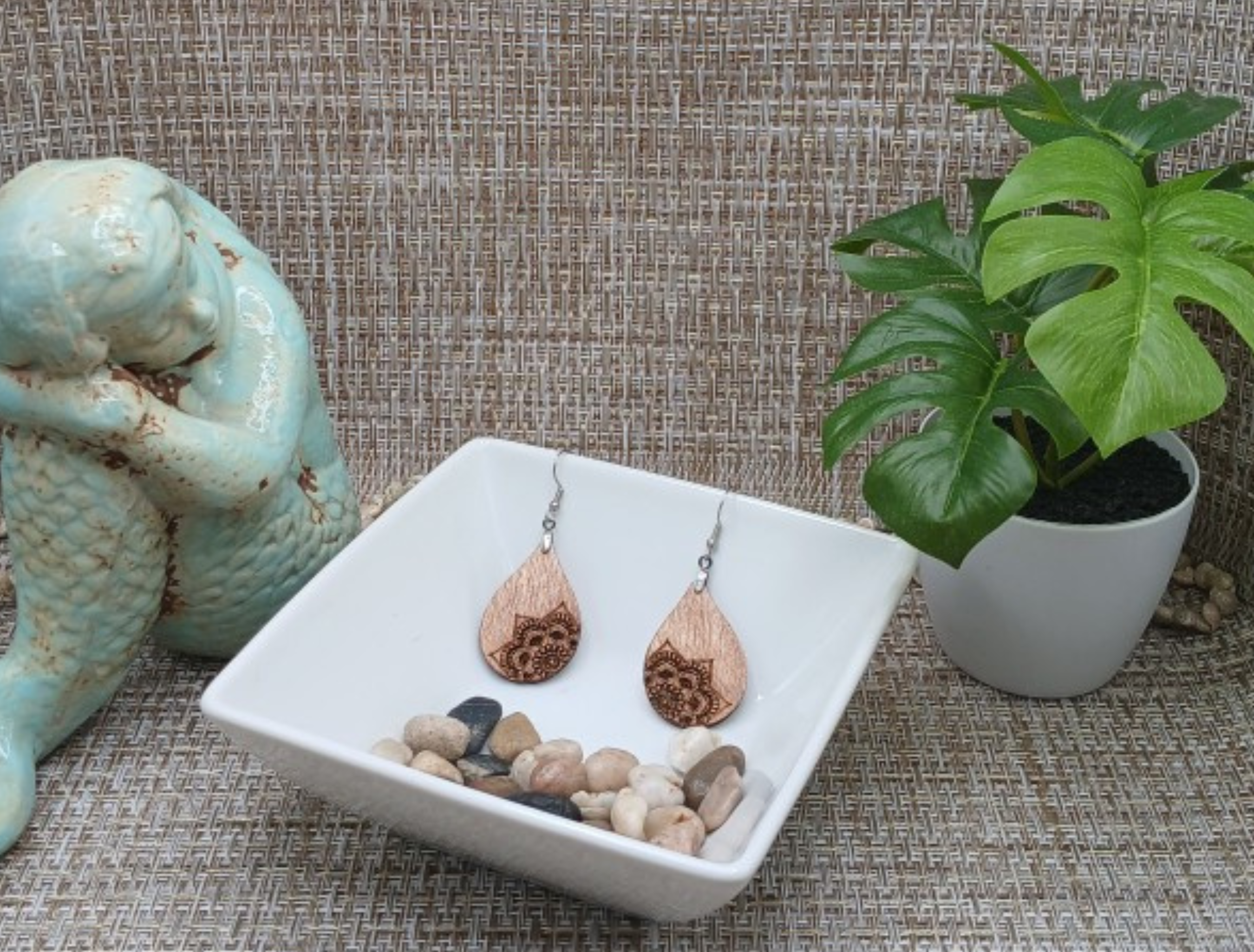 Mandala Dangle Earrings