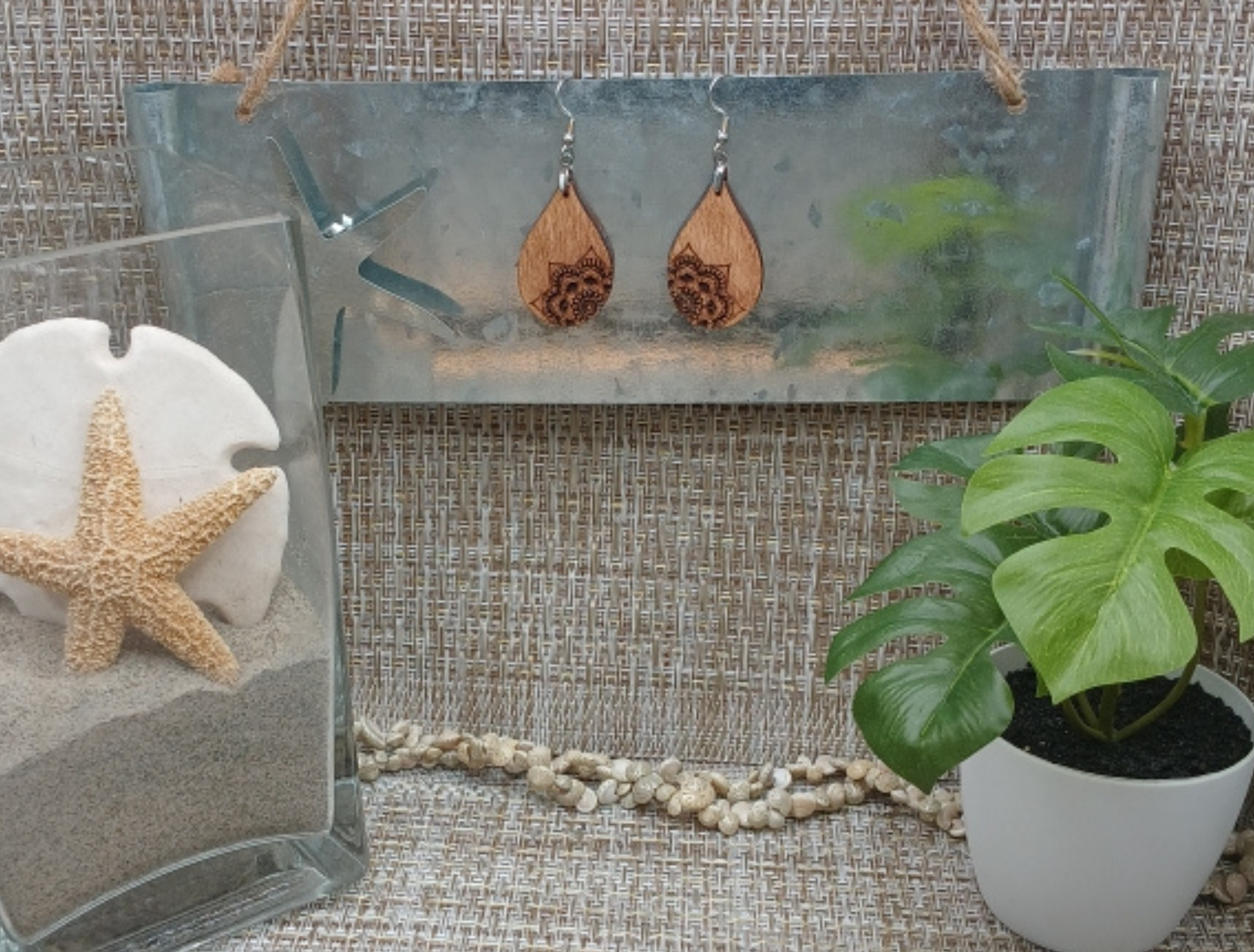 Mandala Dangle Earrings