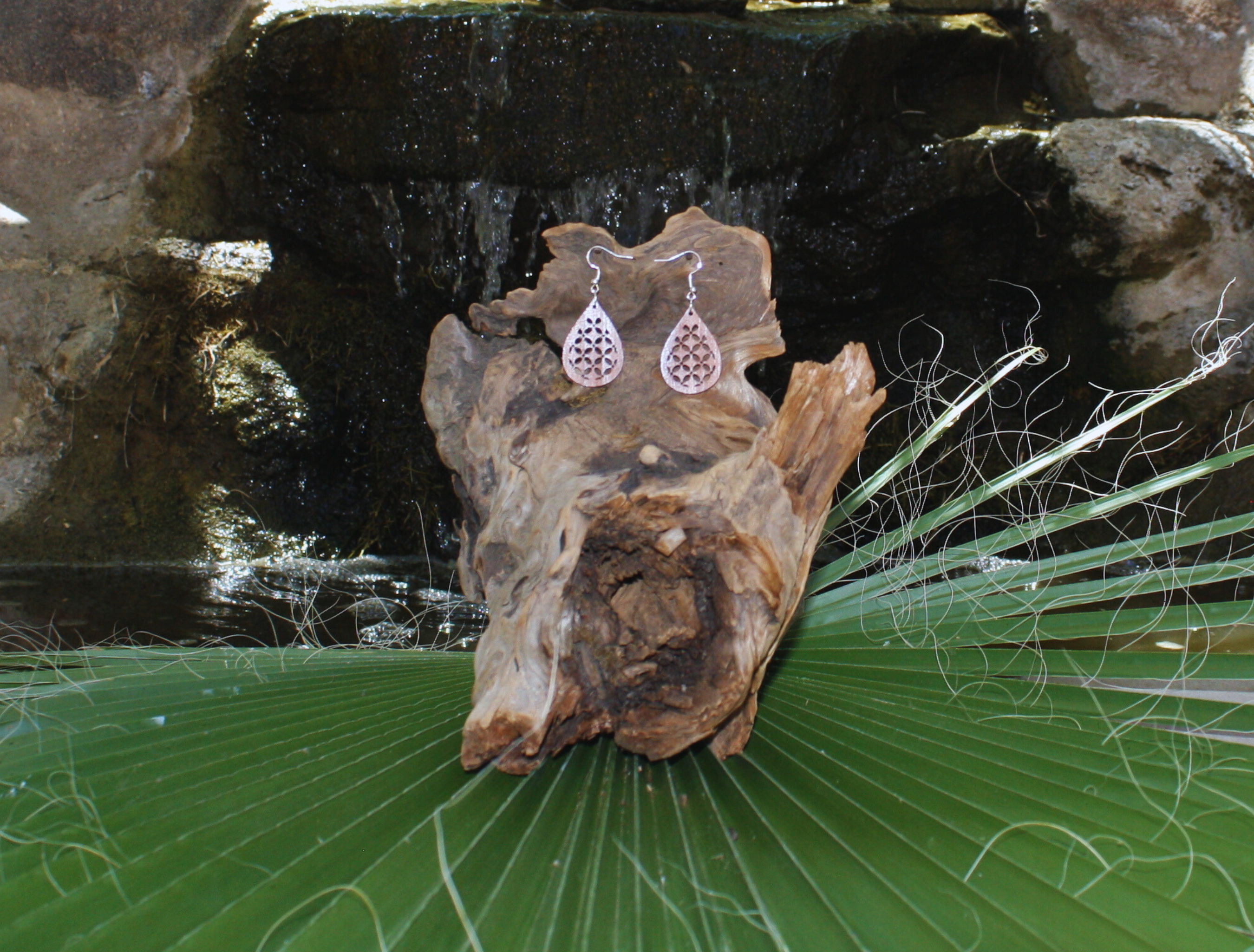 Geometric Teardrop Earrings
