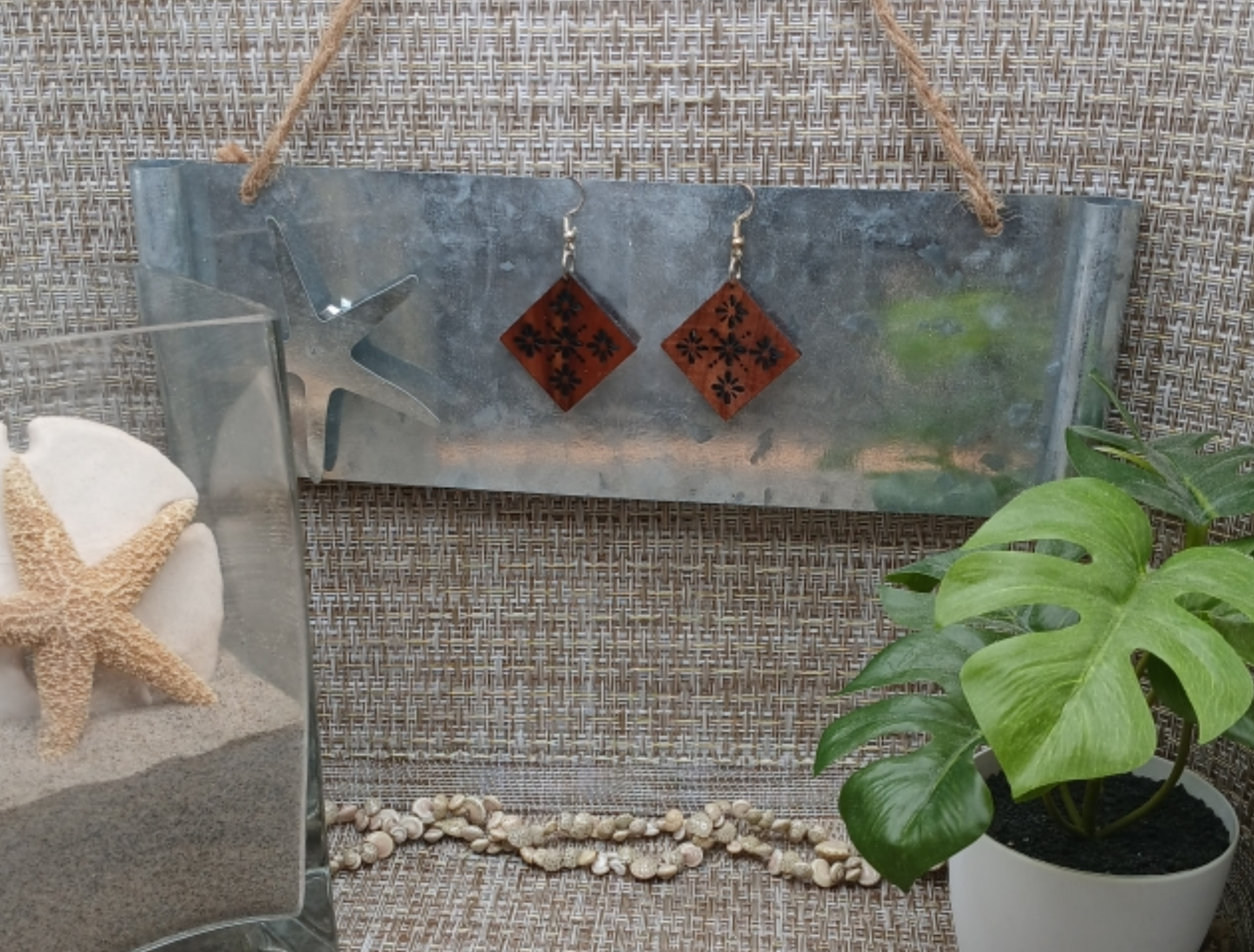 Geometric Dangle Earrings