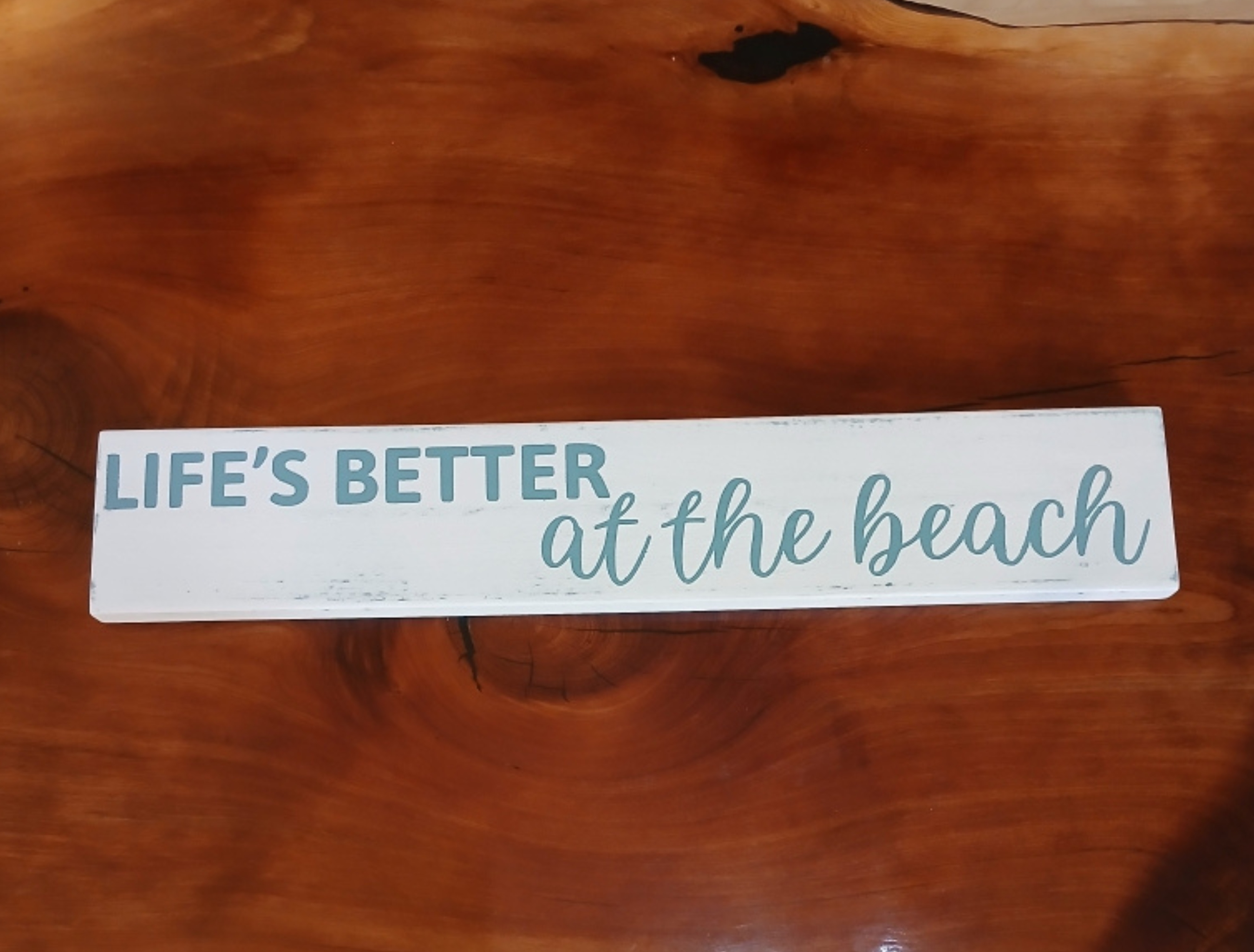 Life's Better at the Beach Wood Sign