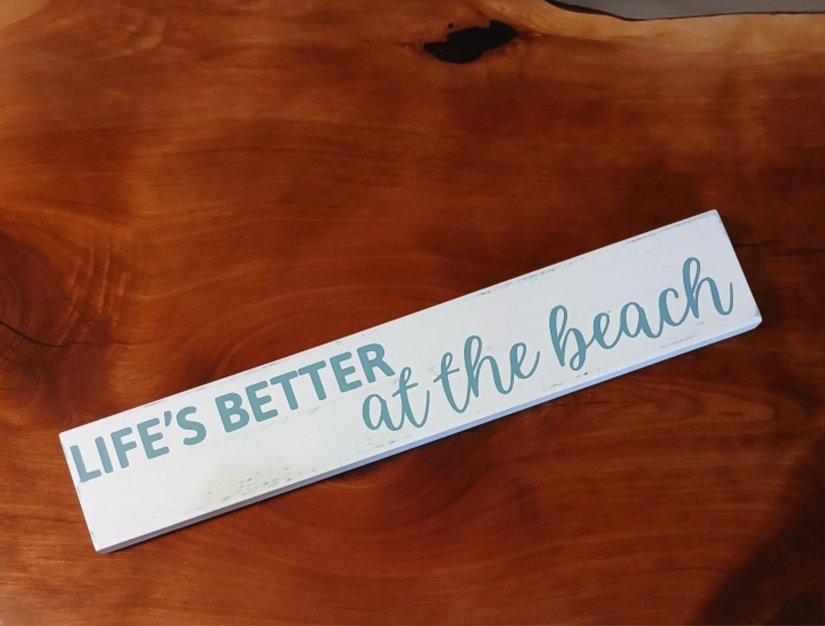 Life's Better at the Beach Wood Sign