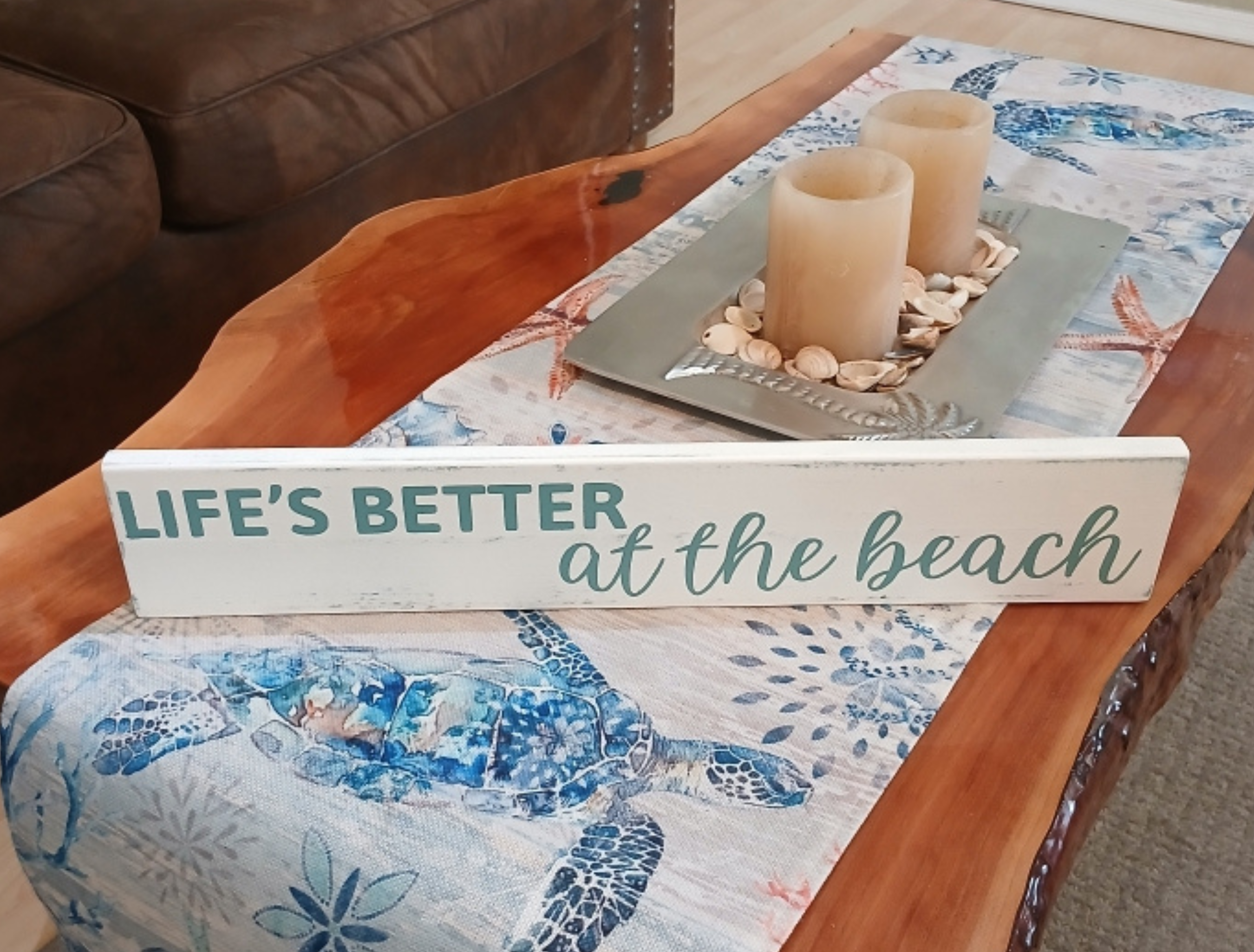 Life's Better at the Beach Wood Sign