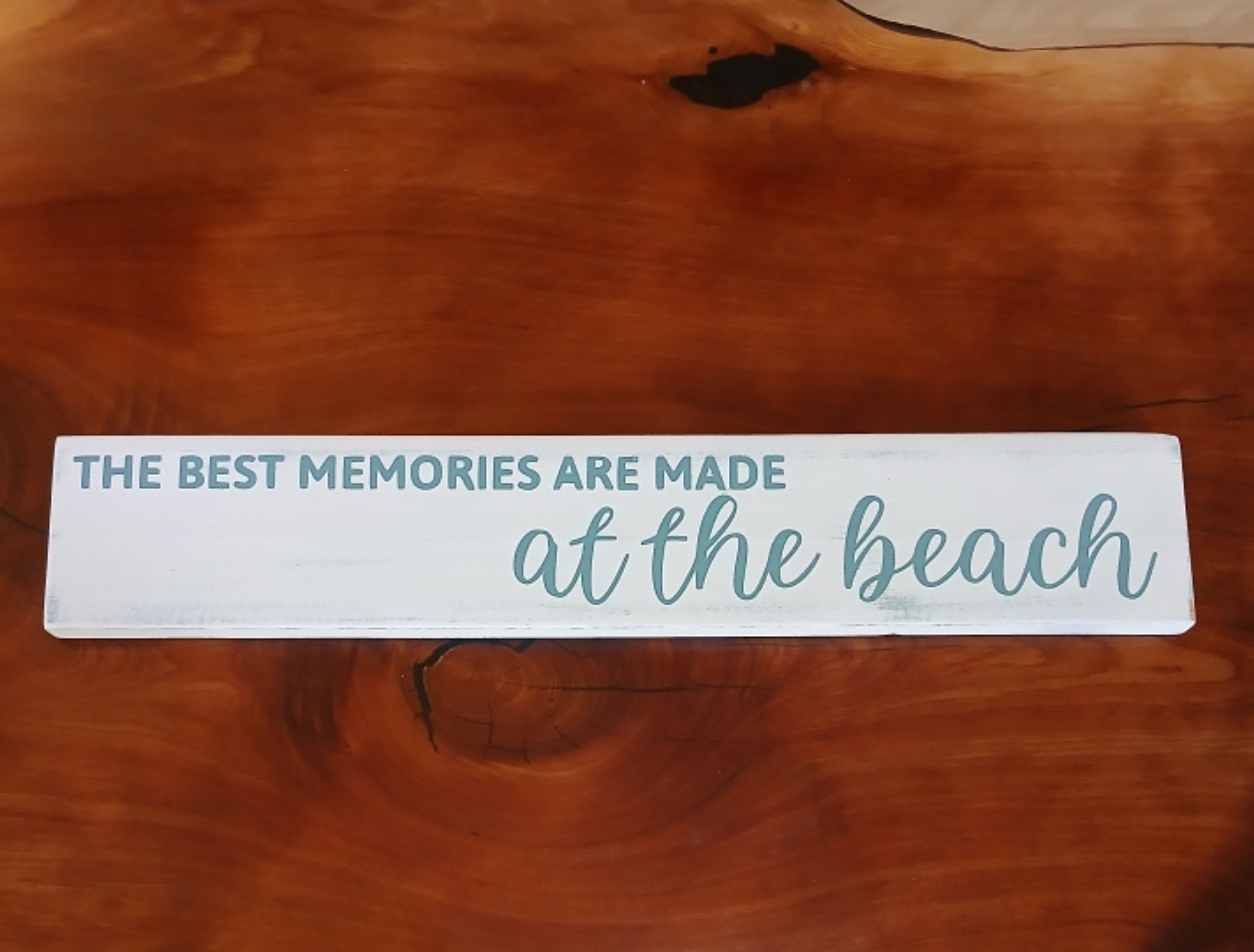 The Best Memories Are Made at the Beach Wood Sign