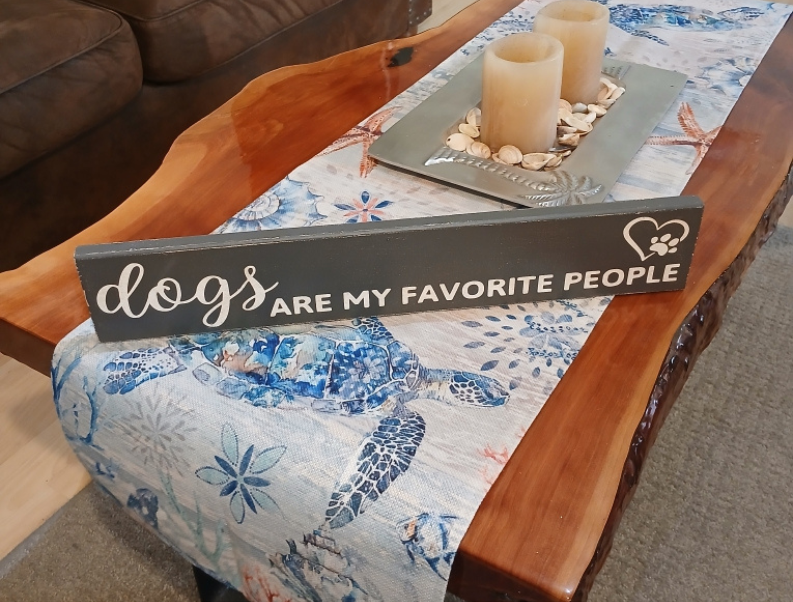 Dogs Are My Favorite People Wood Sign