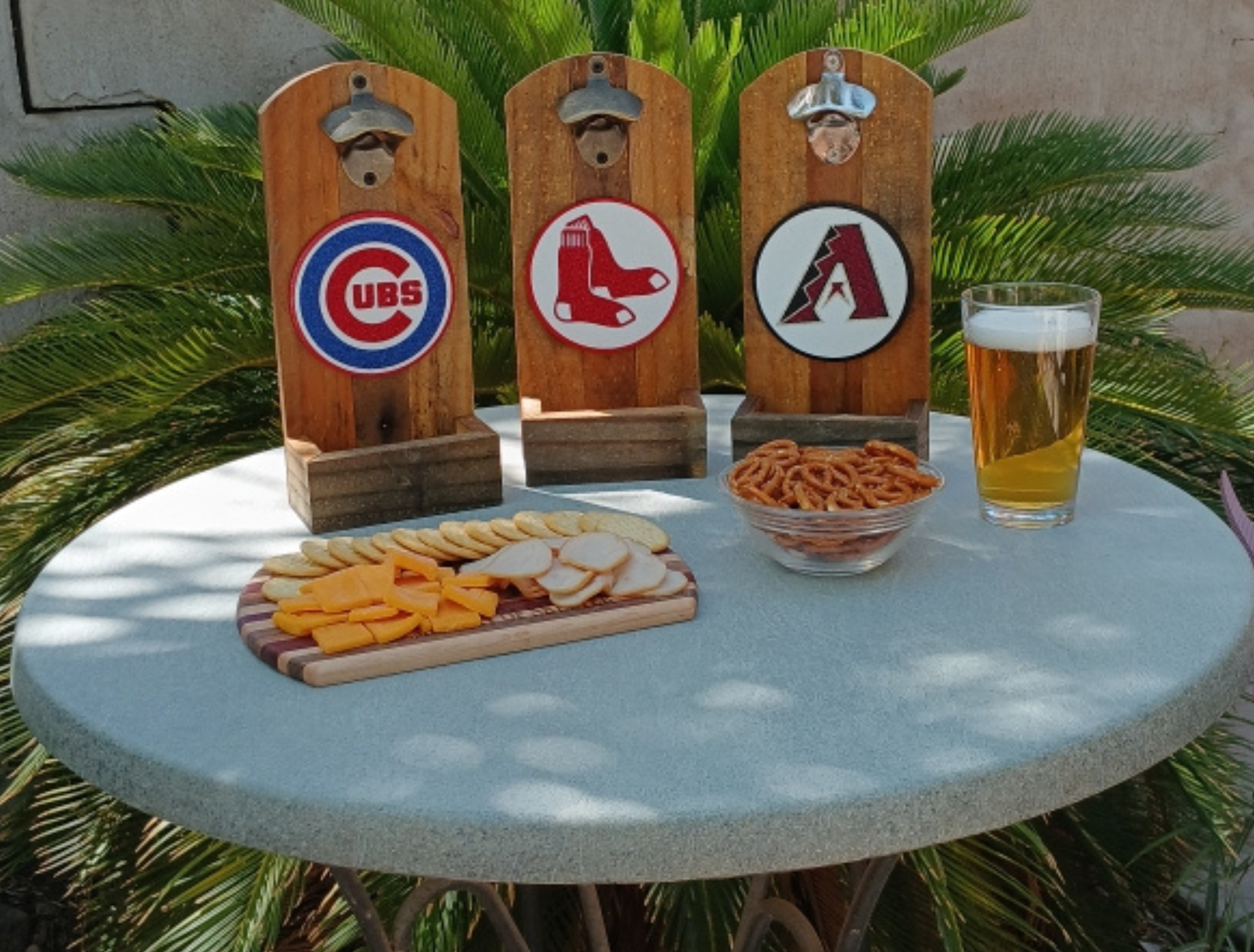 MLB Team Wall-Mounted Bottle Openers 