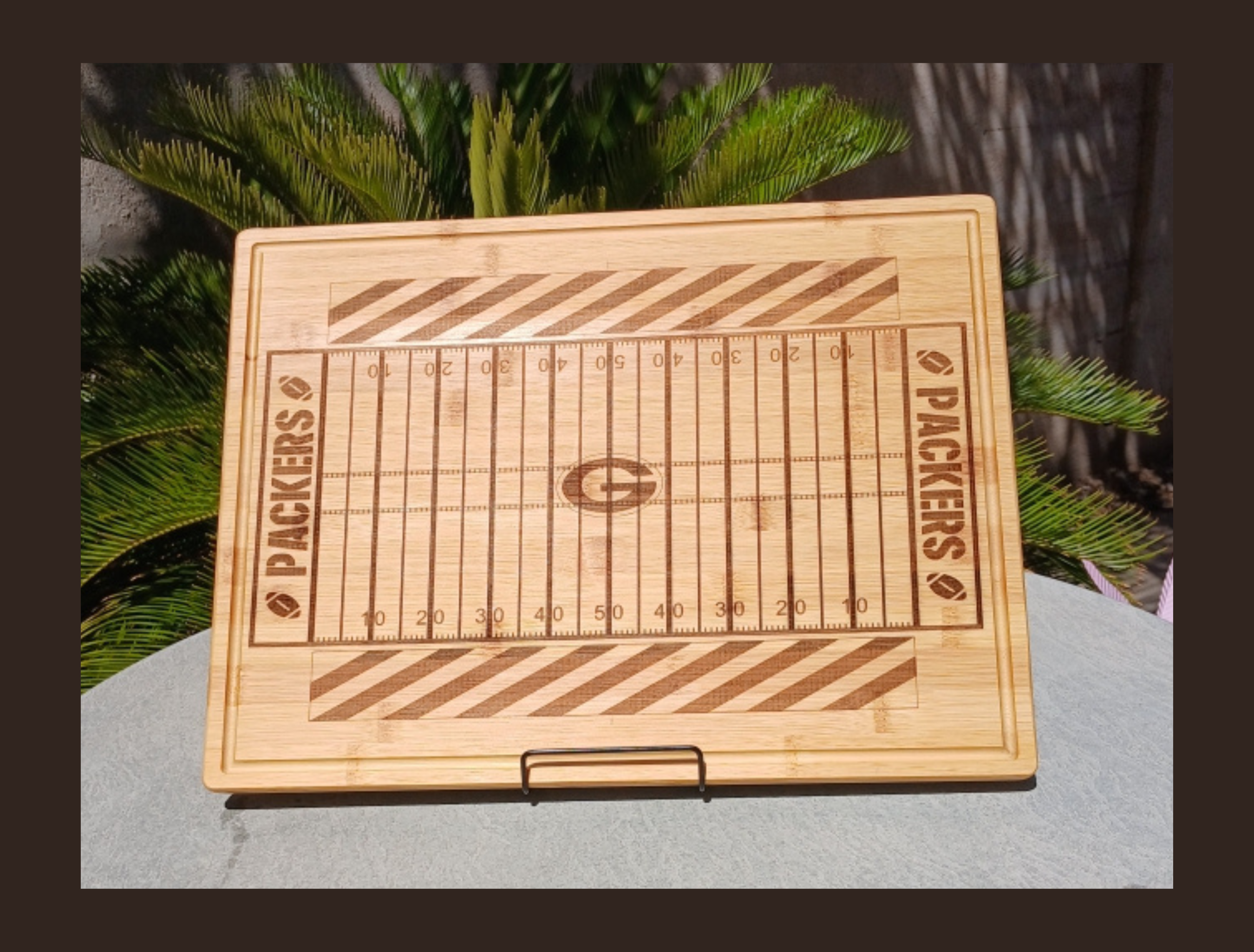 NFL Football Team Bamboo Cutting Board
