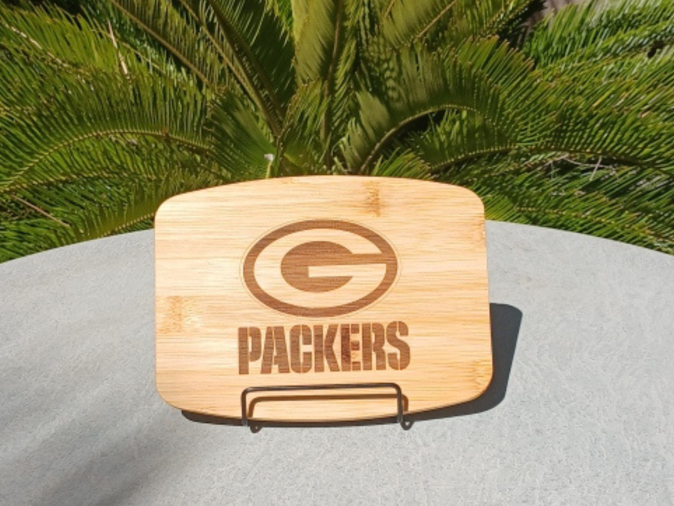 8x6 Bamboo Cutting Board with NFL Team Logo