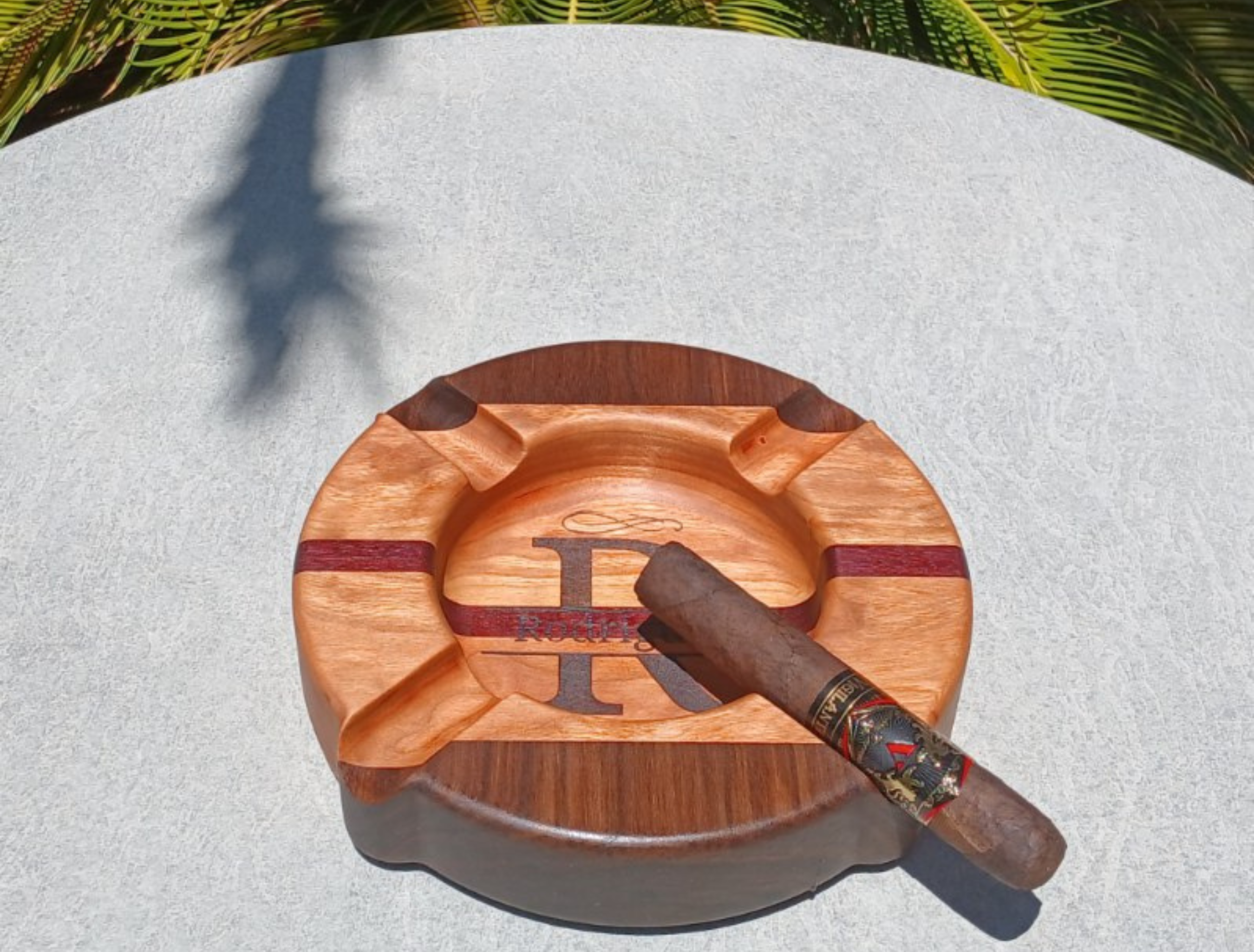 Custom Engraved Cigar Ashtray