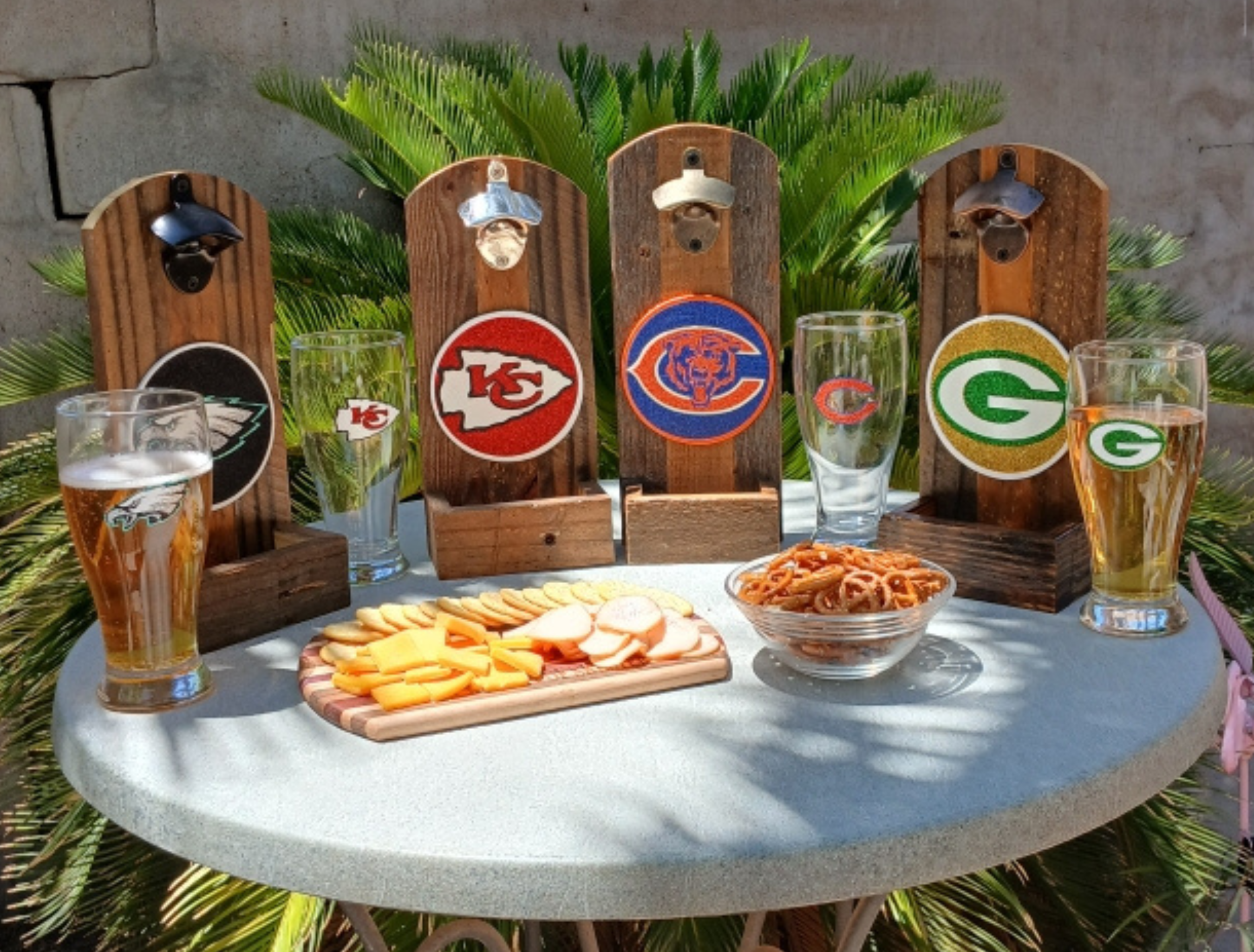 NFL Team Wall-Mounted Bottle Openers 