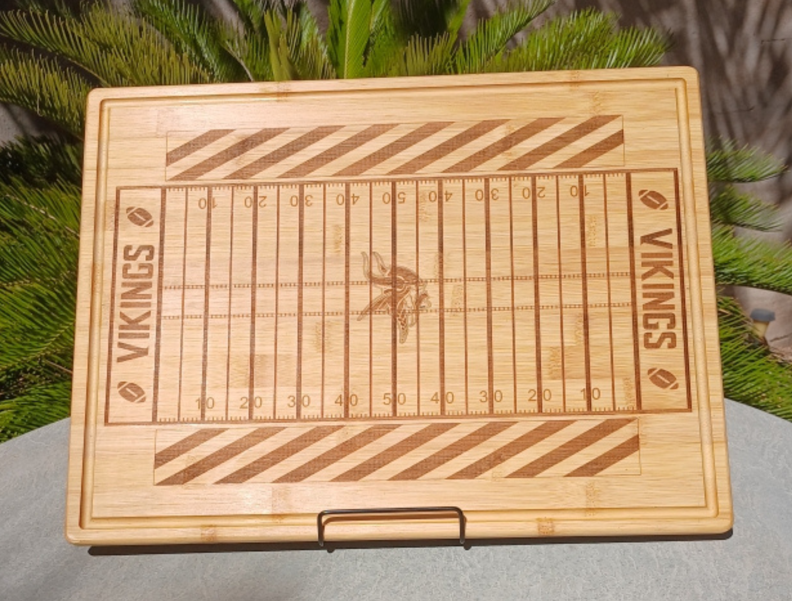 NFL Football Team Bamboo Cutting Board