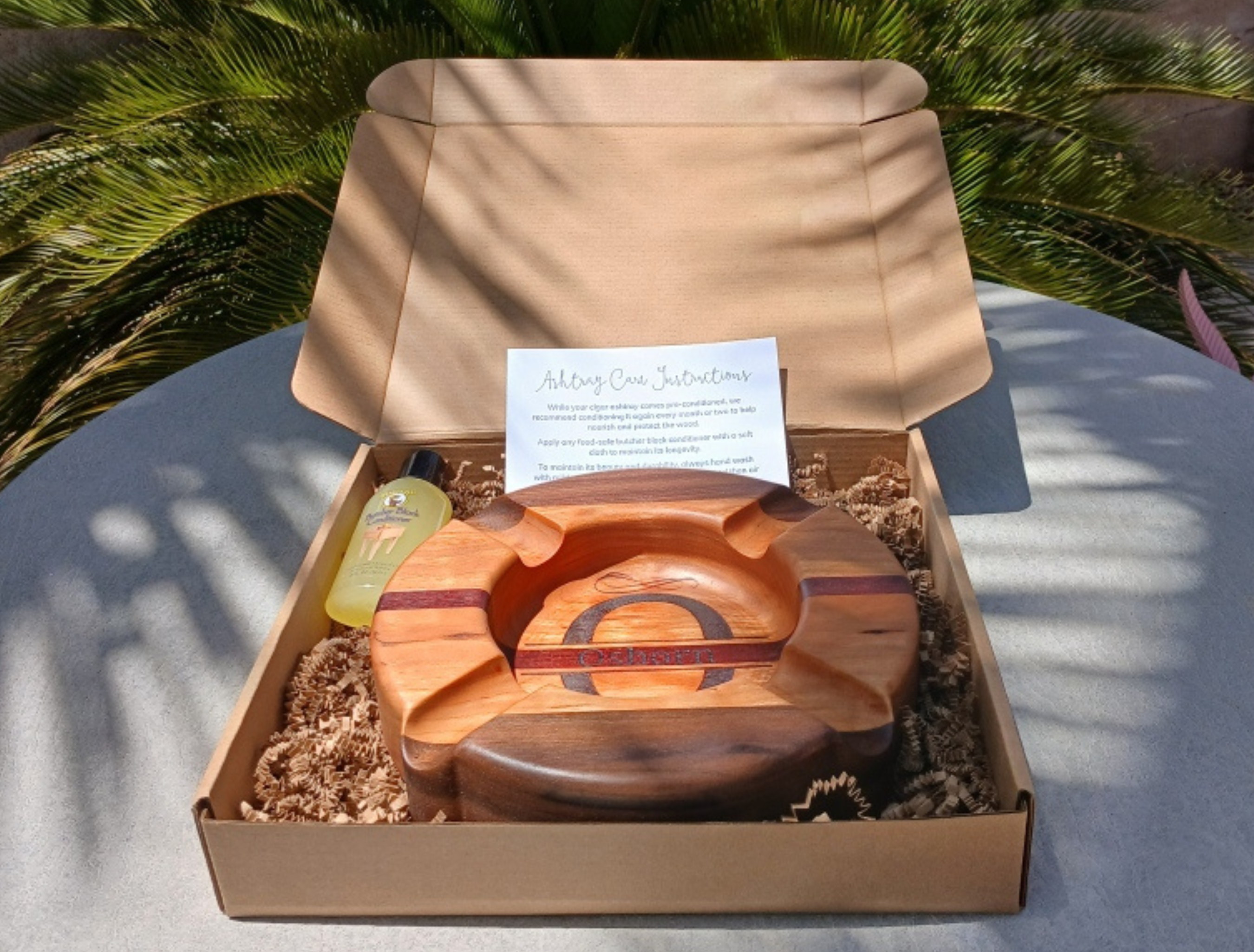 Custom Engraved Cigar Ashtray