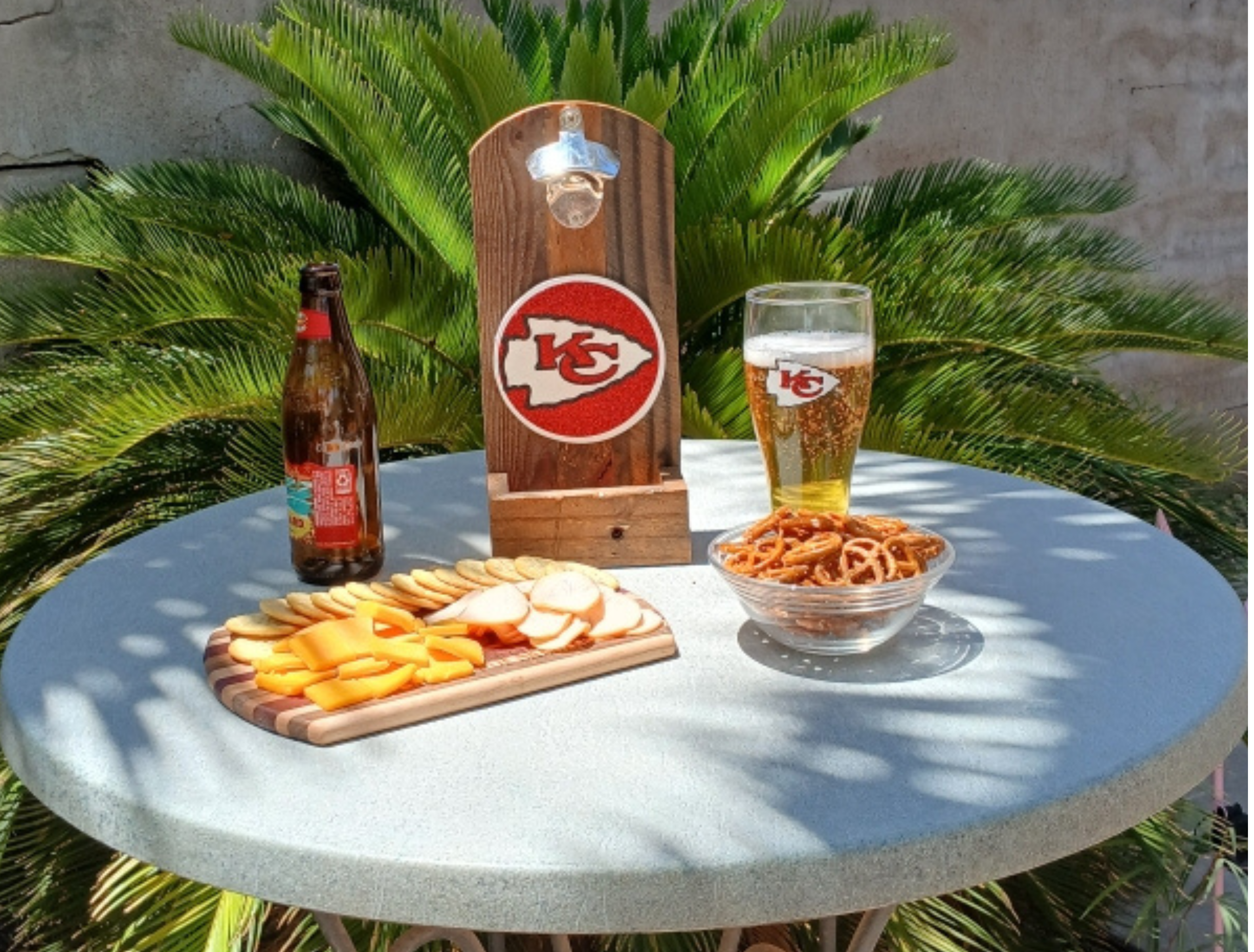 Kansas City Chiefs Wall-Mounted Bottle Opener