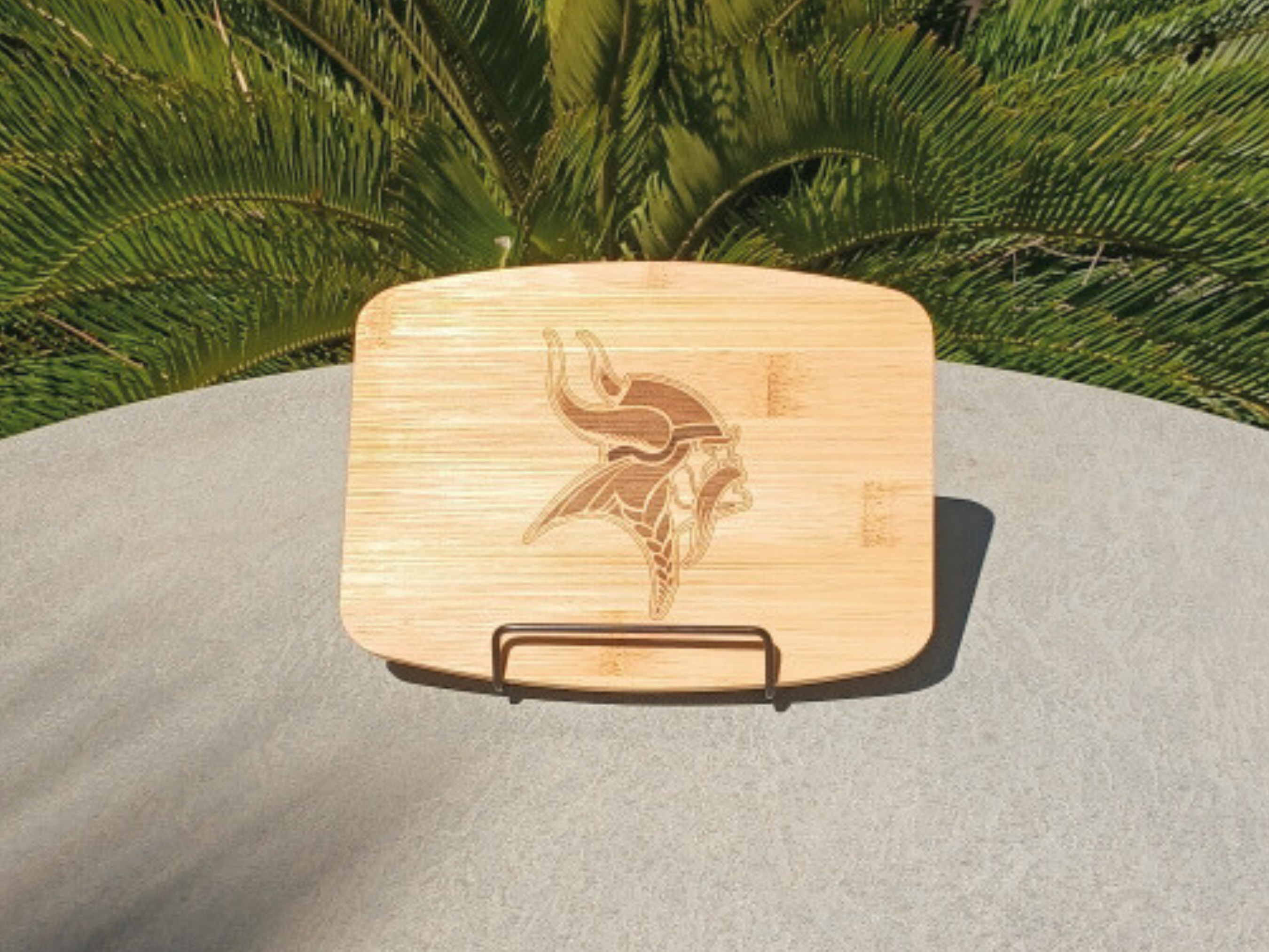 8x6 Bamboo Cutting Board with NFL Team Logo