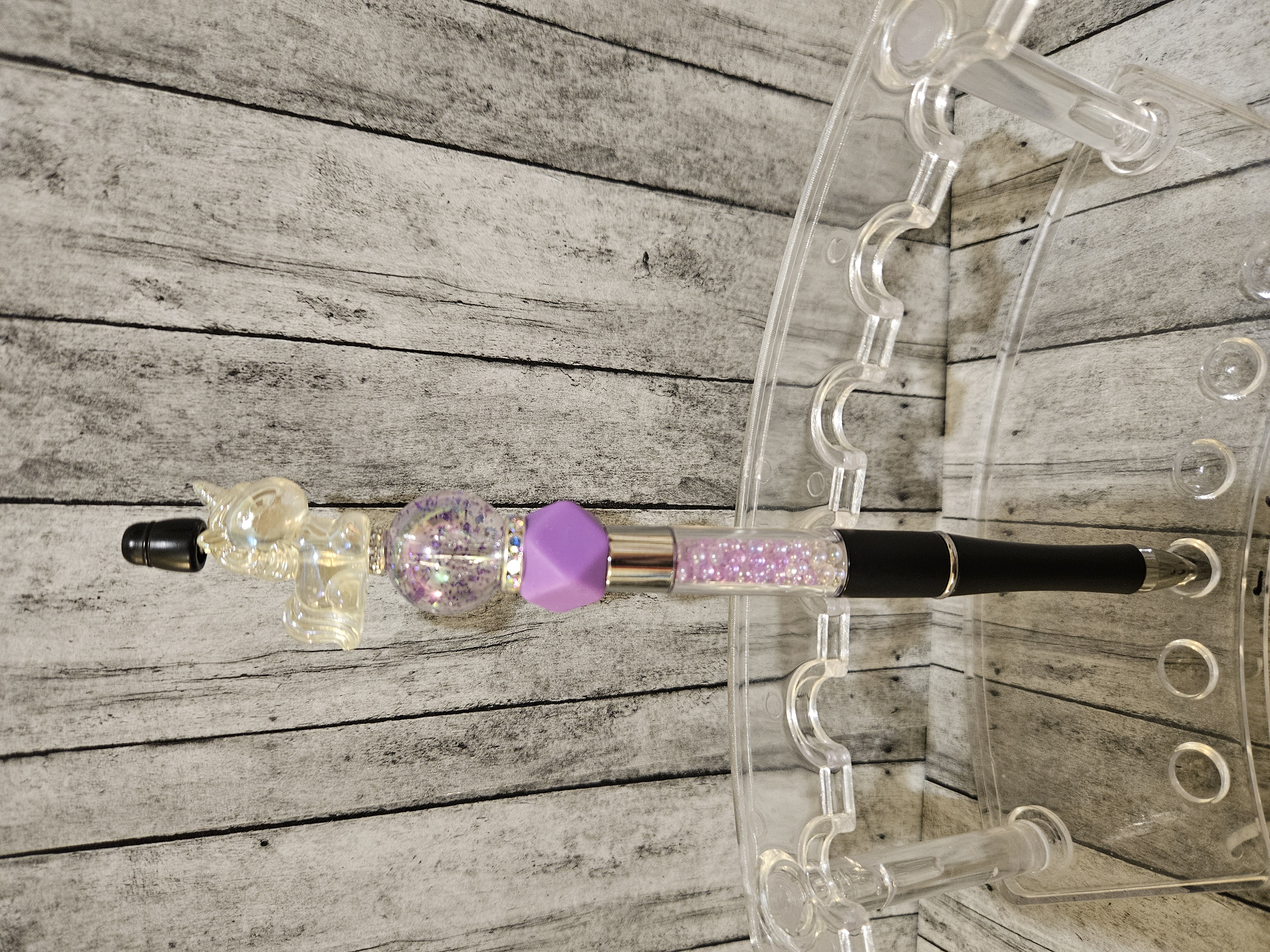 Bear & Unicorn Snow Globe Pens