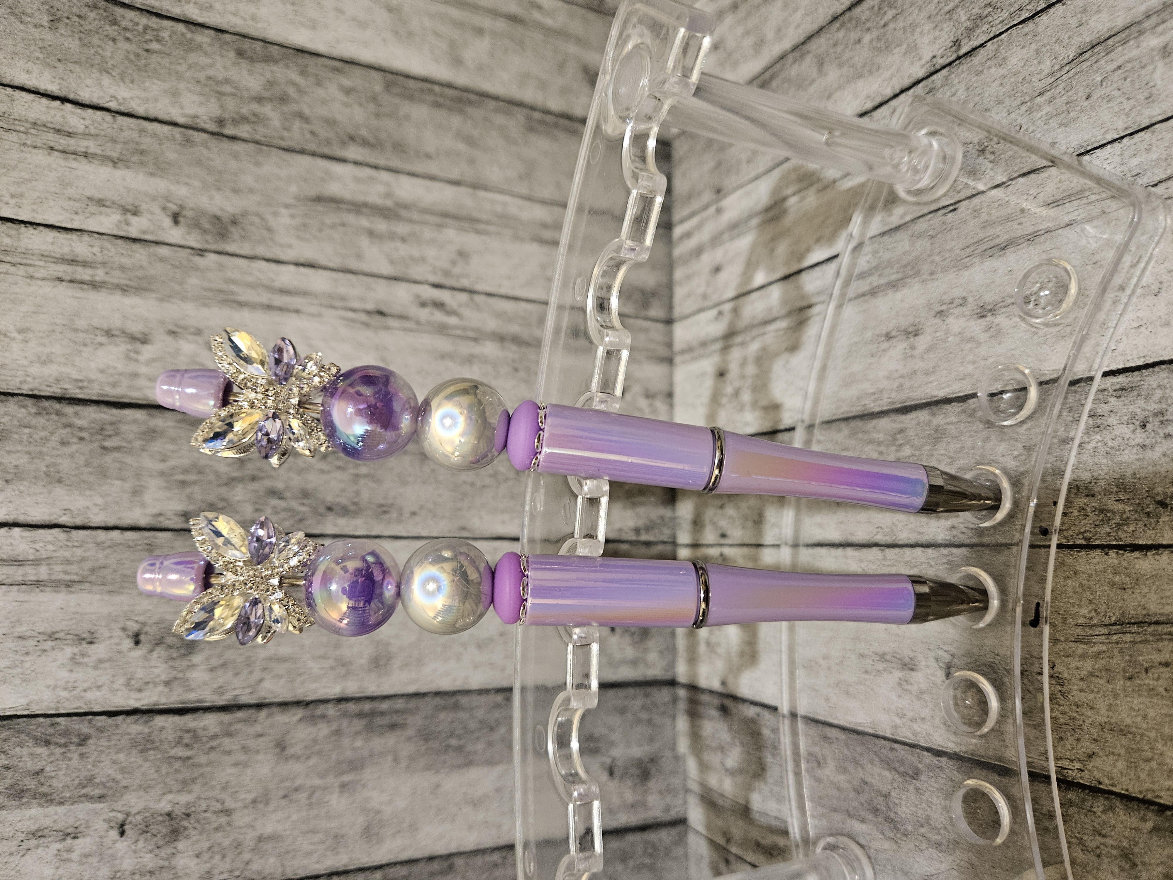 Purple Rhinestone Butterfly