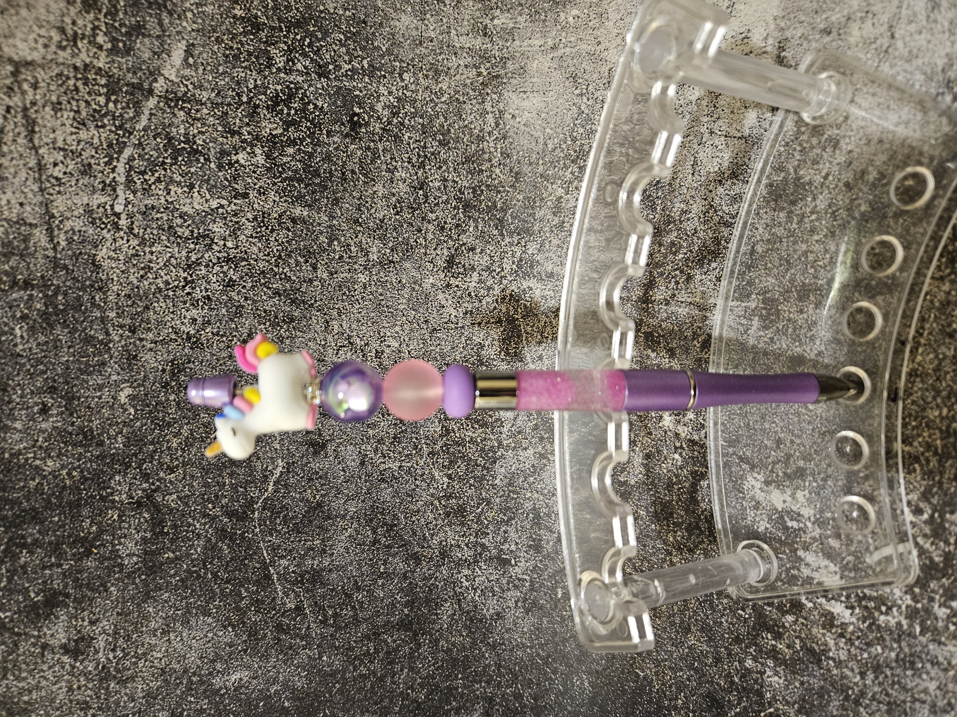 Unicorn - Glitter Snow Globe Pen