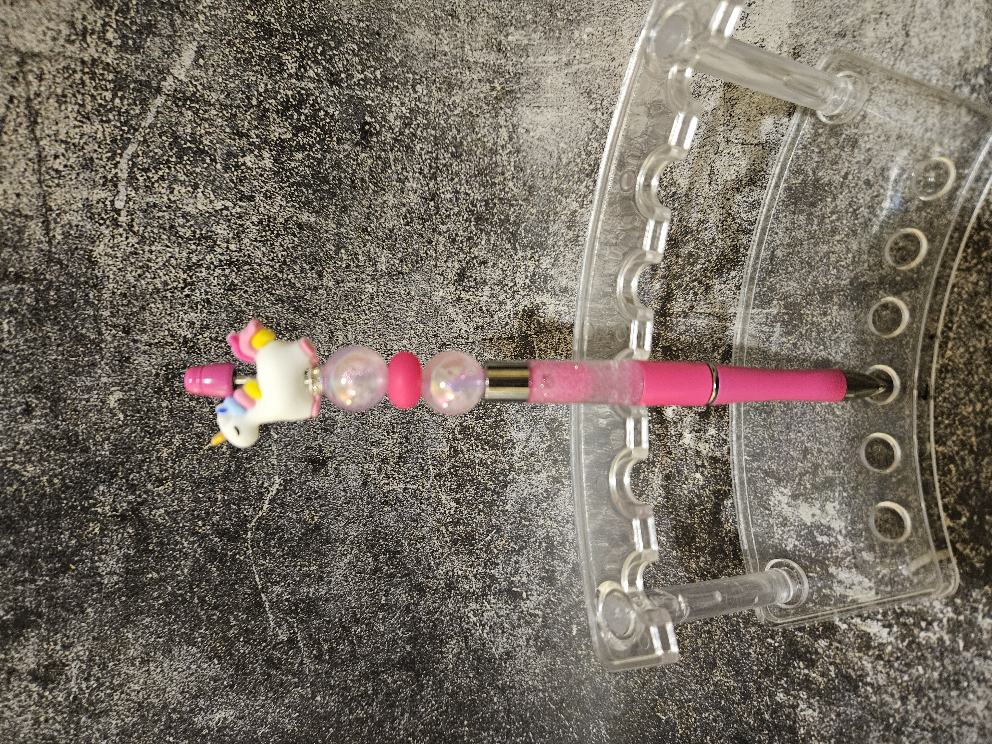 Unicorn - Glitter Snow Globe Pen
