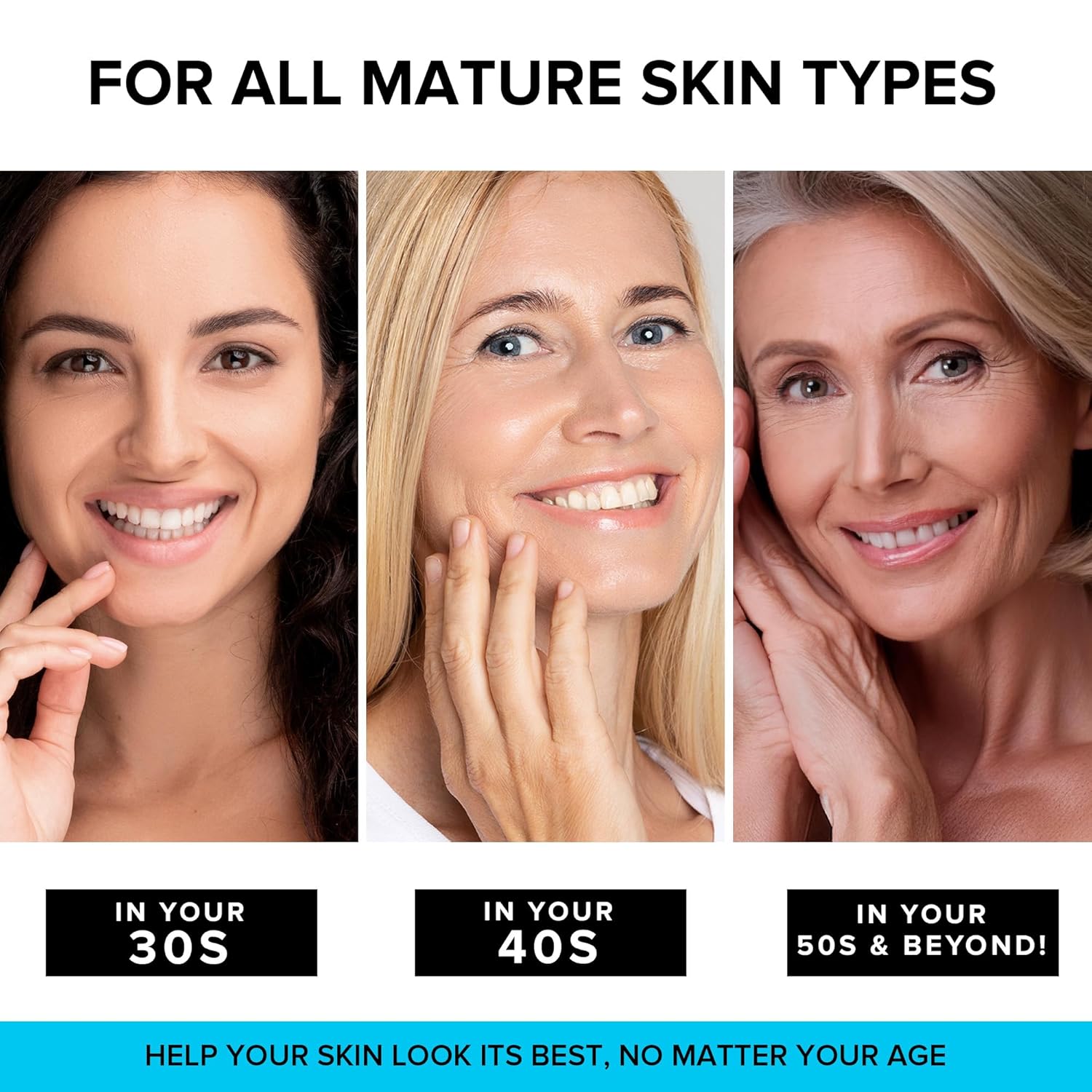 SimplyVital Collagen, Retinol & Hyaluronic Acid Cream - Anti-Aging Face Moisturizer for Face, Neck & Décolleté - Made in USA, Daily Moisturizer Face Cream - 1.7 fl.oz